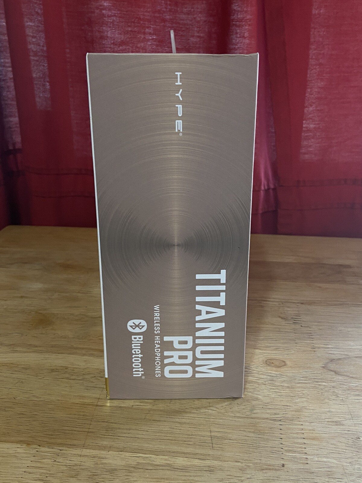 Titanium Pro Wireless Over Ear Headphones Built In MIc Bass Boost Bluetooth Blu