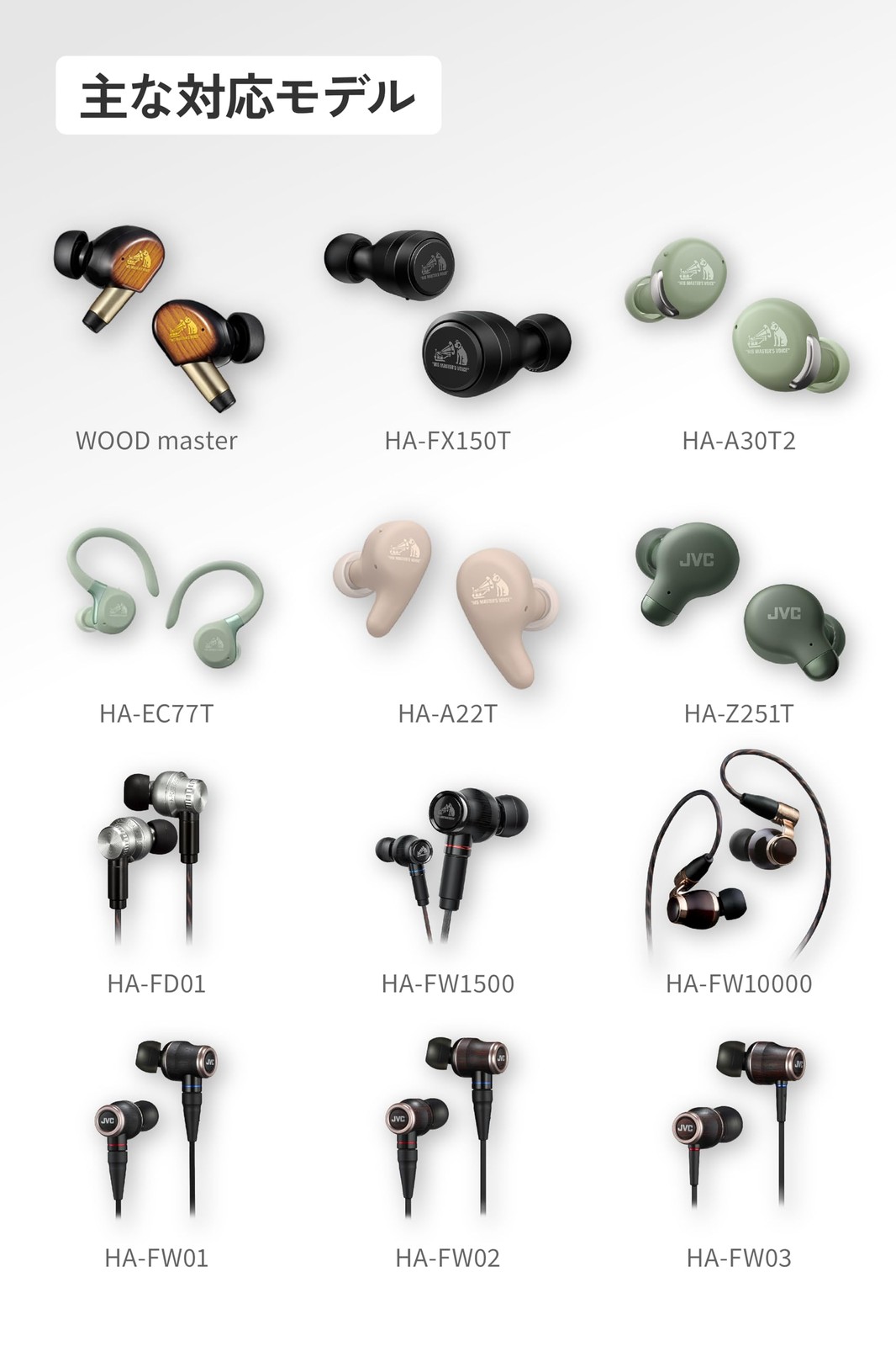 JVC Kenwood EP-FX13ML-B Earpiece Spiral Dot Pro SF ML Size Silicone Material Bla