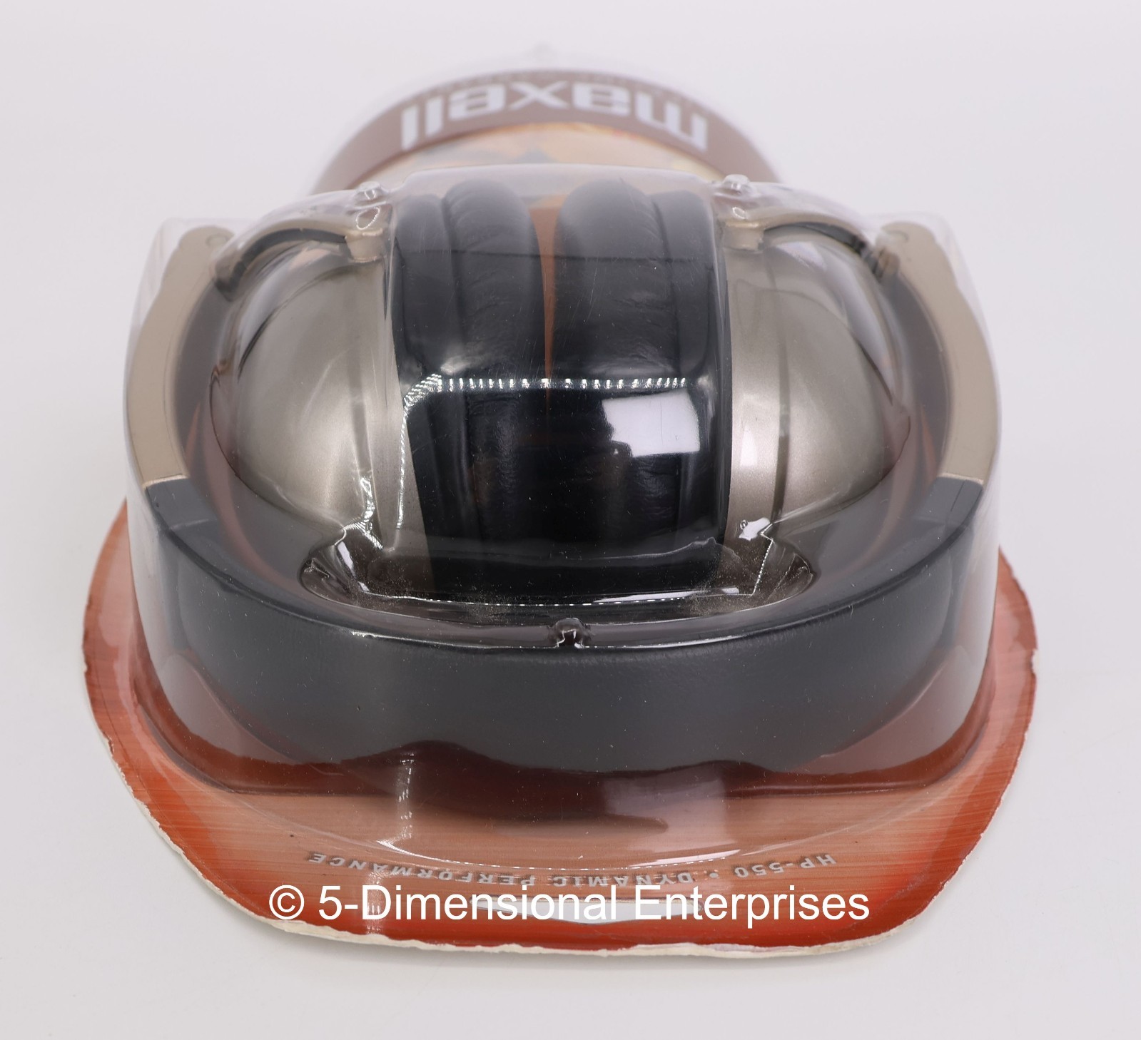 Maxell HP-550 Foldable Digital Full Cup Headphones Volume Control 3.5mm NIP NEW