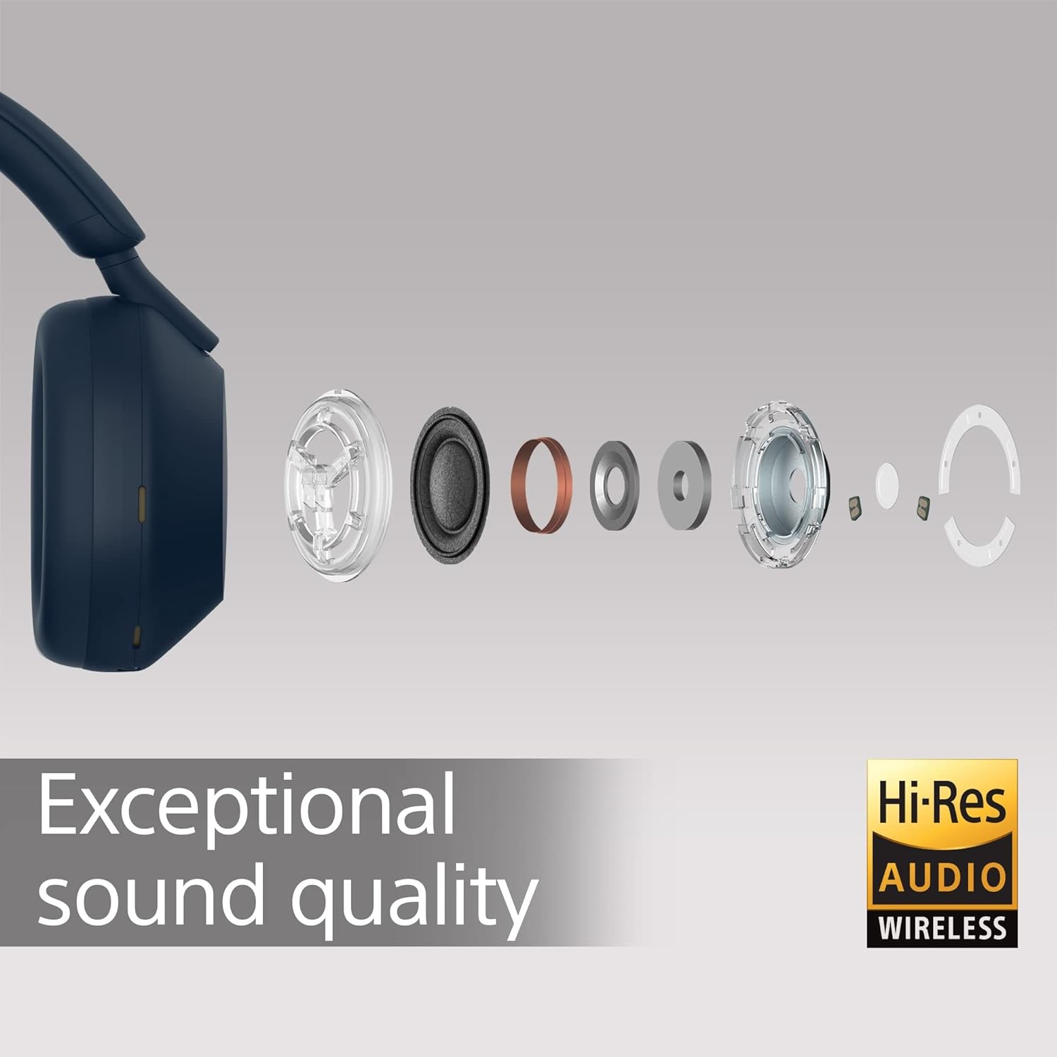 Sony WH-1000XM5 Noise Cancelling Wireless Headphones – 30 hours battery life – A