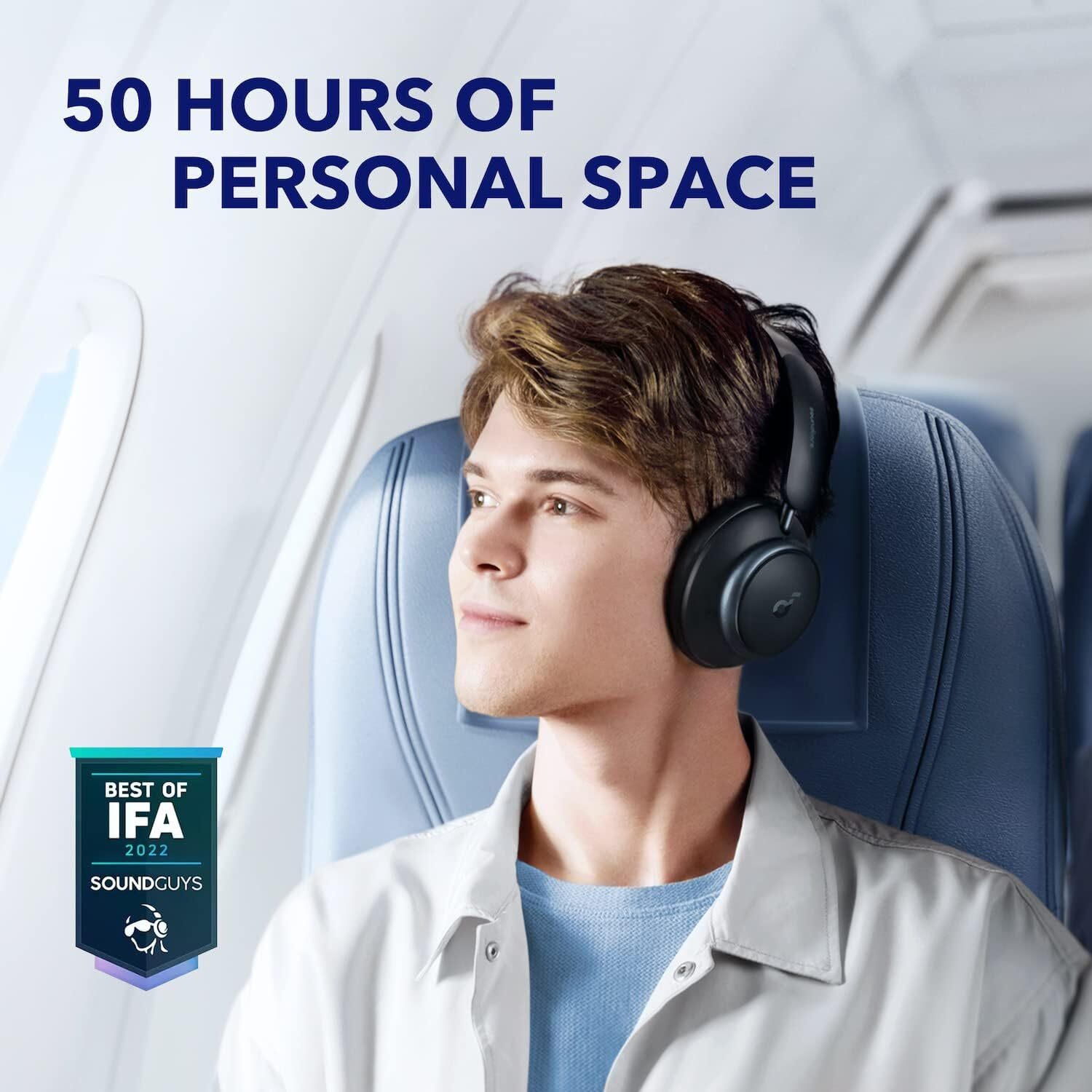 Soundcore Space Q45 Wireless Headphone Over-Ear Active Noise Cancelling 50h Play