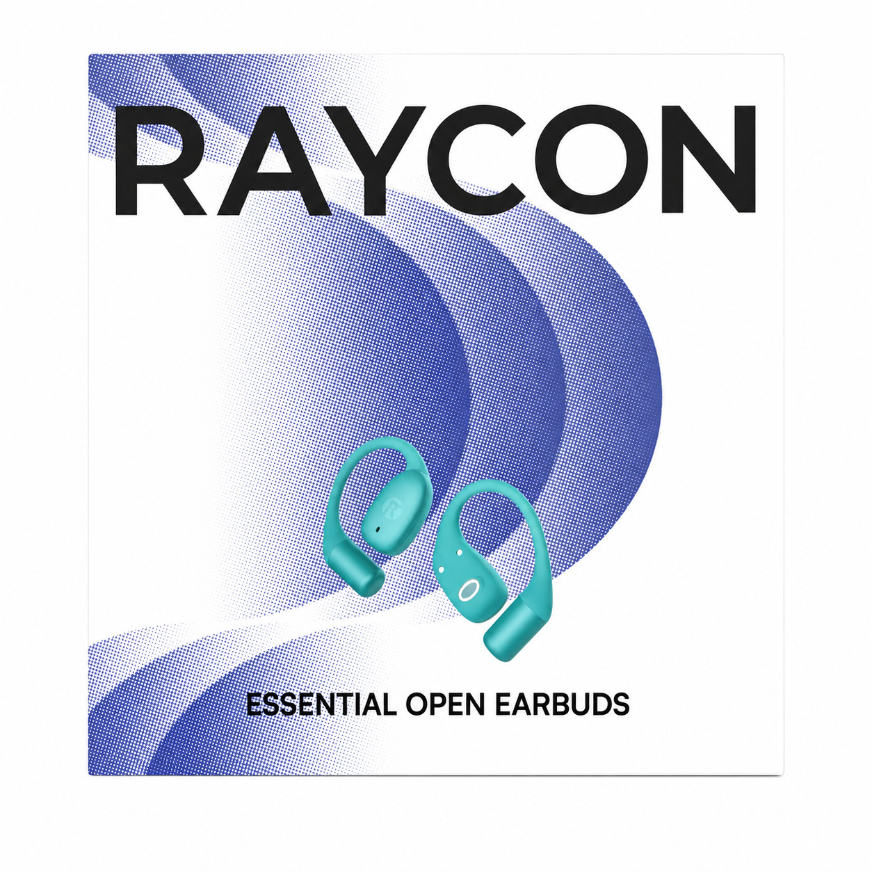 Raycon Essential Open Earbuds – Wireless Bluetooth Headphones – Mint RBO715