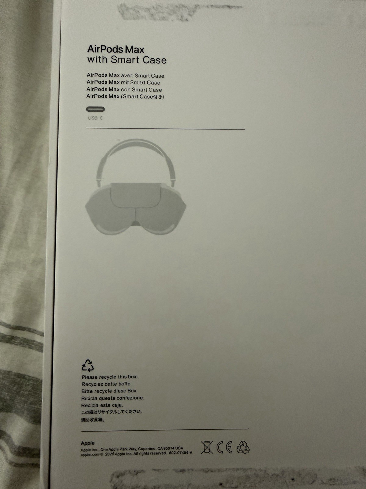 Apple AirPods Max Midnight Black Bluetooth Headband ANC with Smart Case