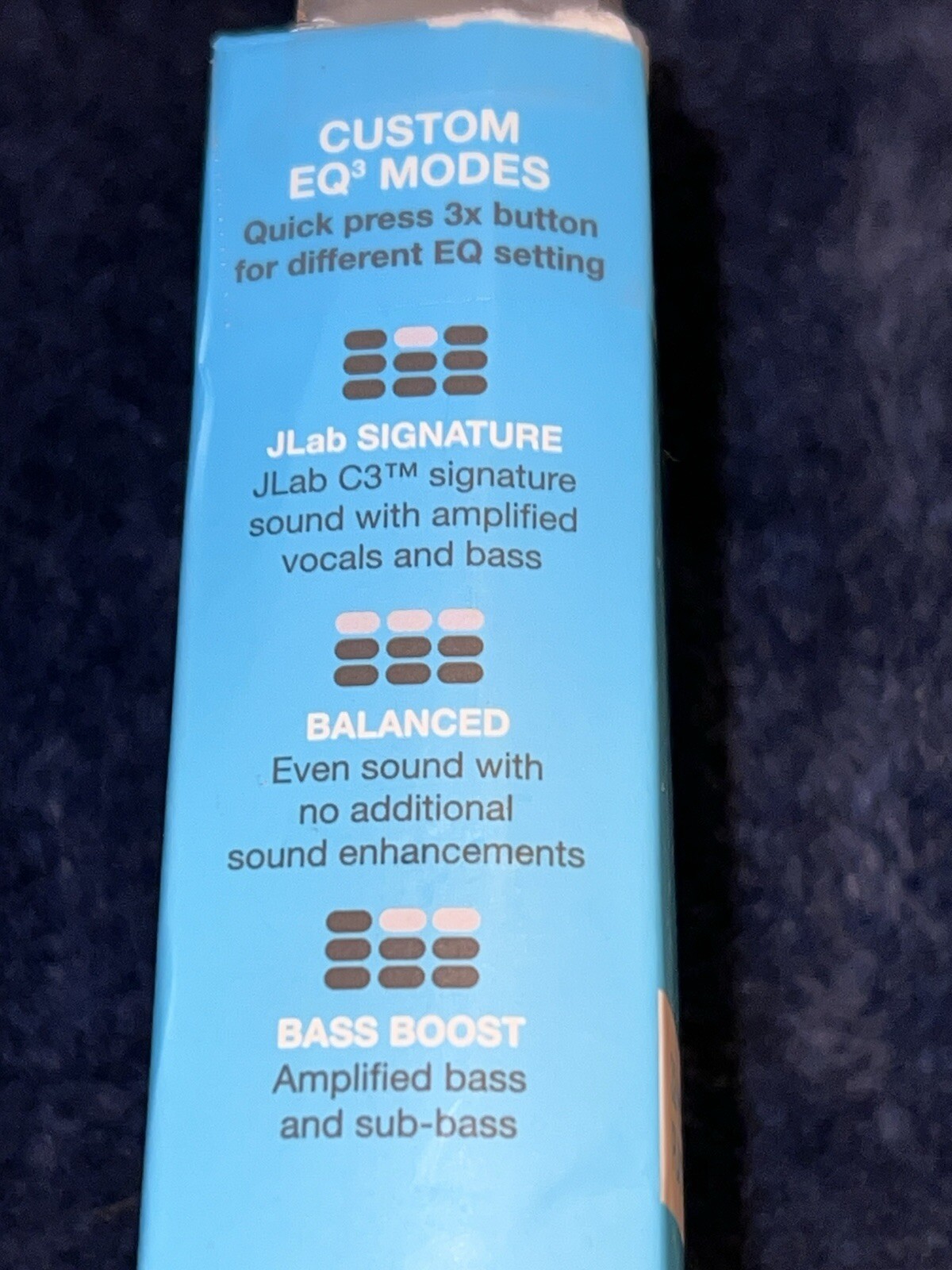 JLab GO Air POP True Wireless In Ear Headphones Color Lilac Damaged Box