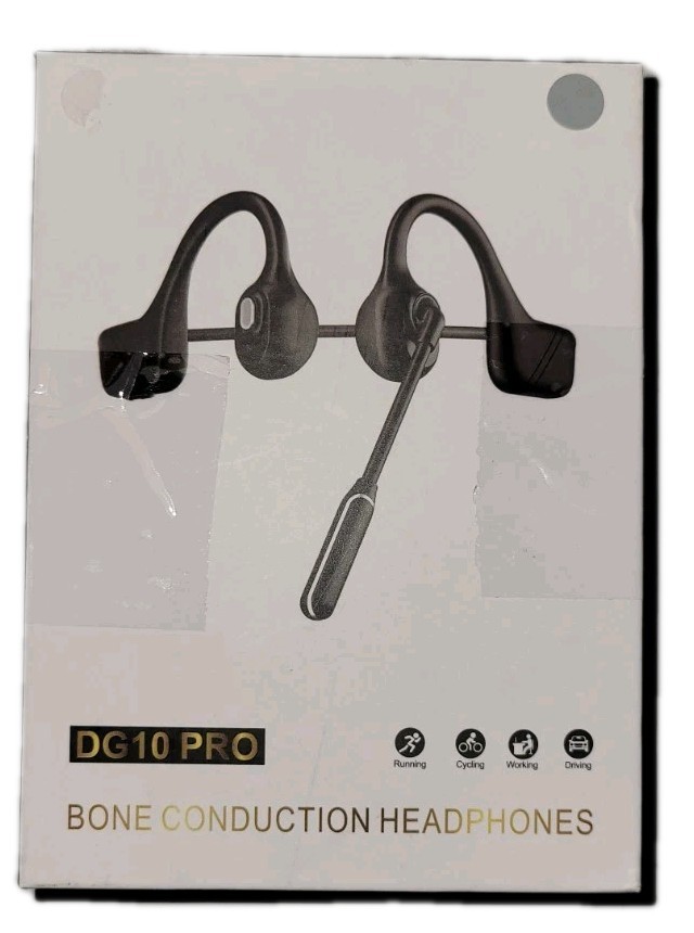 DG10 Pro Bone Conduction Headphones Mic Callink Trucker Bluetooth 5.4 Headset