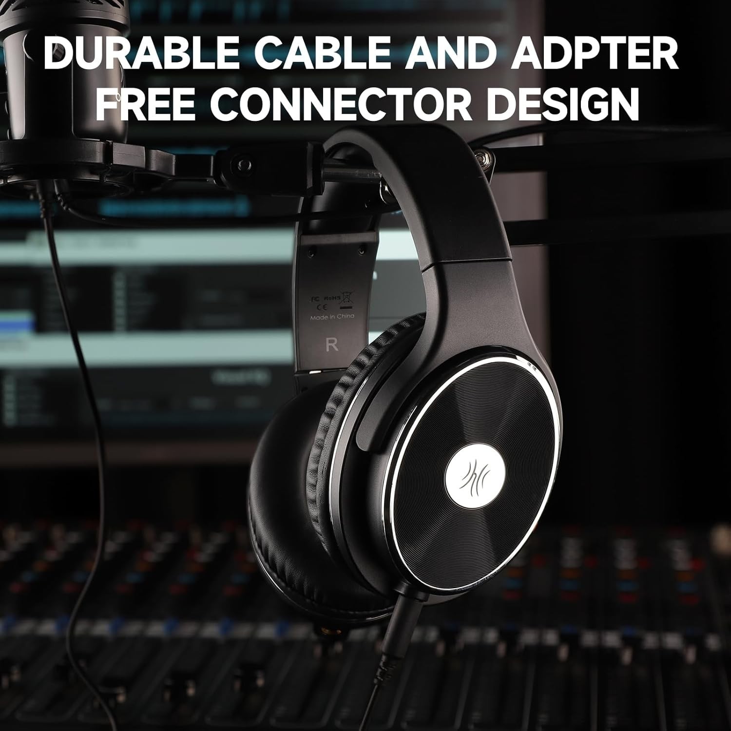 Detachable Dual Jack Headphones – Noise Isolation Technology