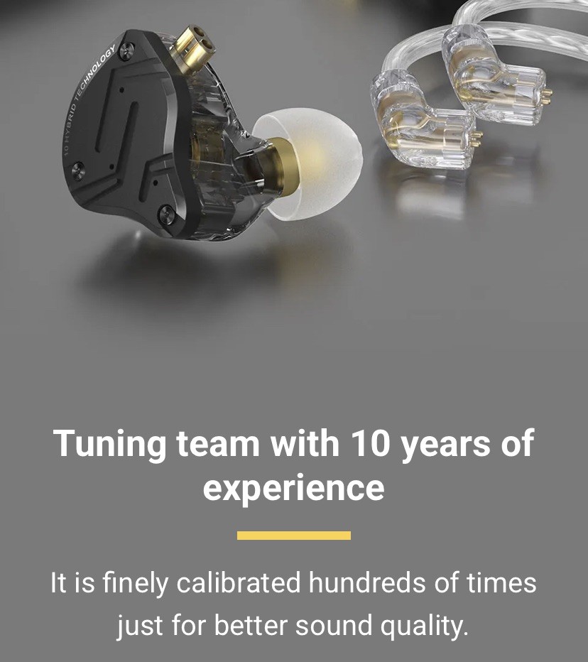 Kz ZS10 pro X iem, 3.5mm cable , New Sealed, Black