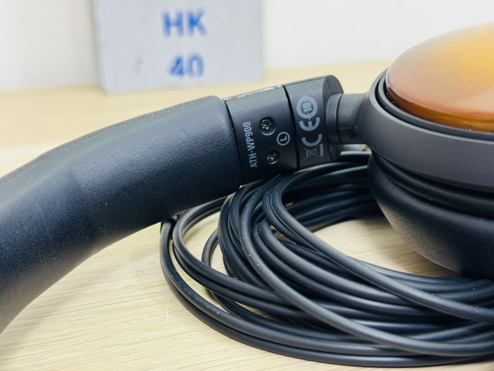 Audio-Technica ATH-WP900 Wooden Headphones 3.5mm 4.4mm Balanced A2DC Cables