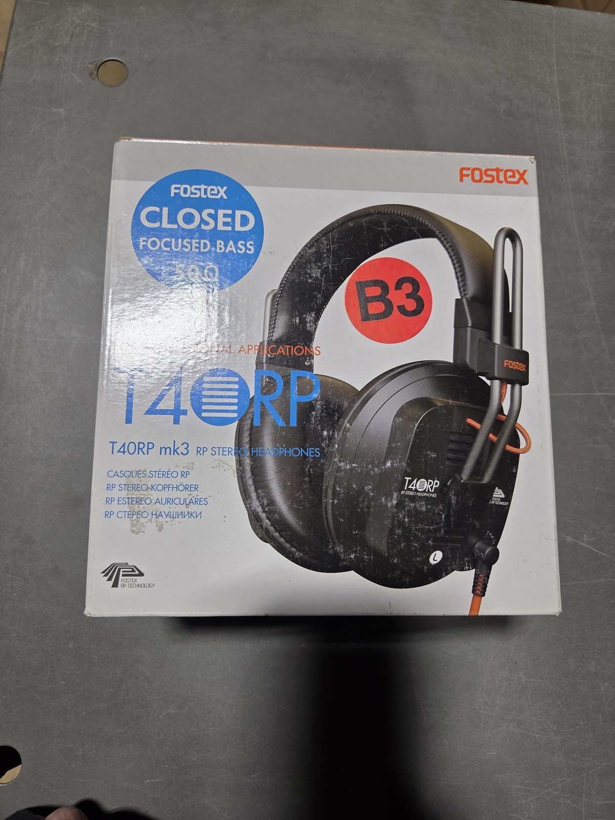 Fostex T40RP MK3 Professional Studio Closed Back Headphones (B-Stock)