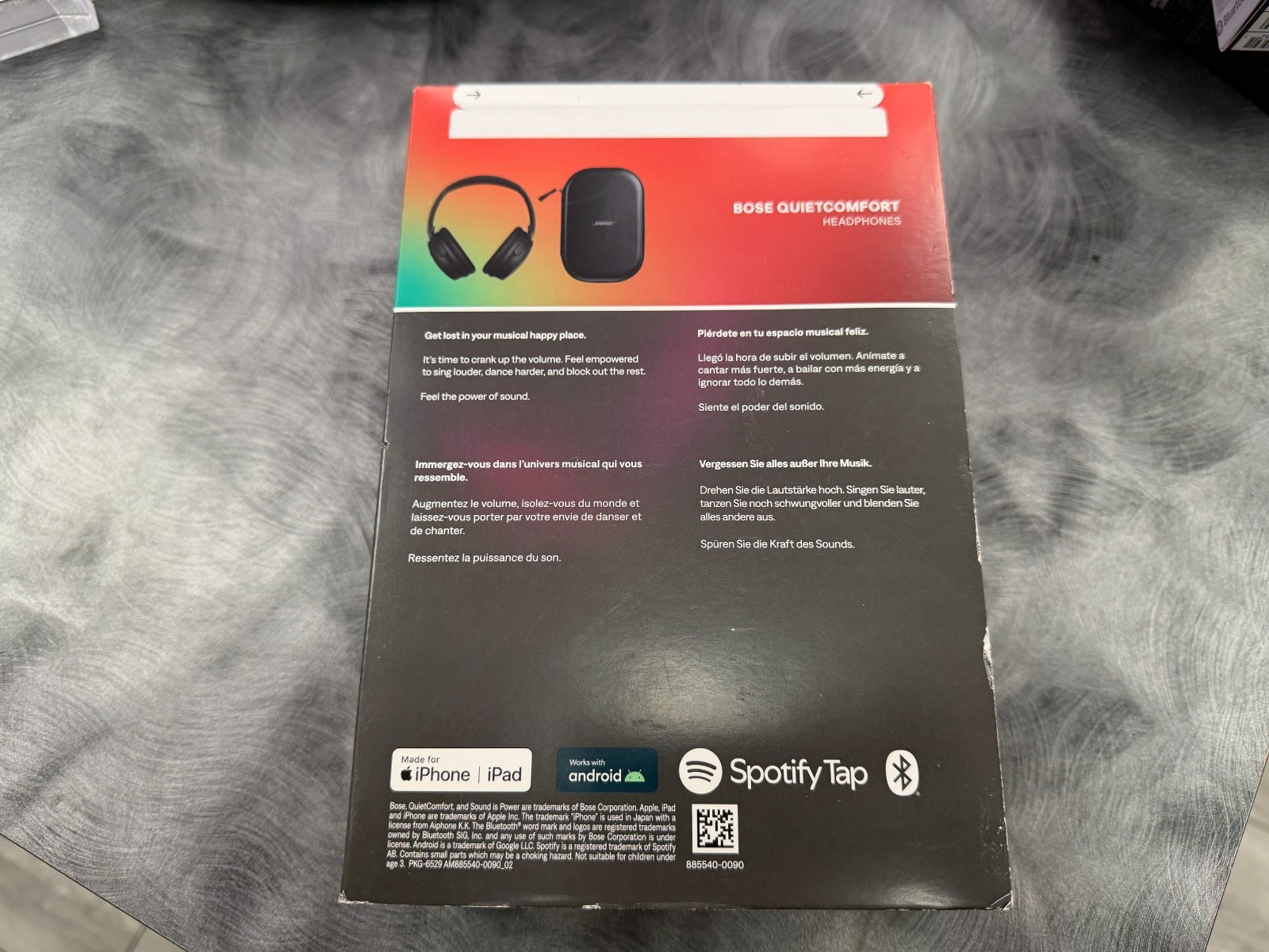 Bose QuietComfort Wireless Over-Ear Headphones – Brand New – Black