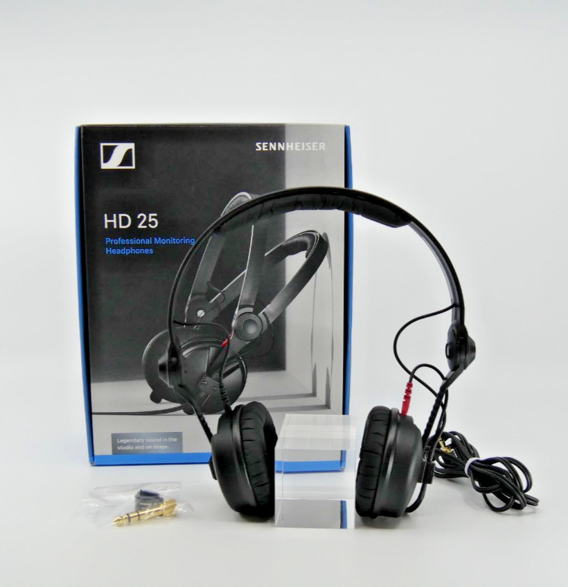 Sennheiser HD 25 Over the Ear Professional DJ&STUDIO Headphones —Black