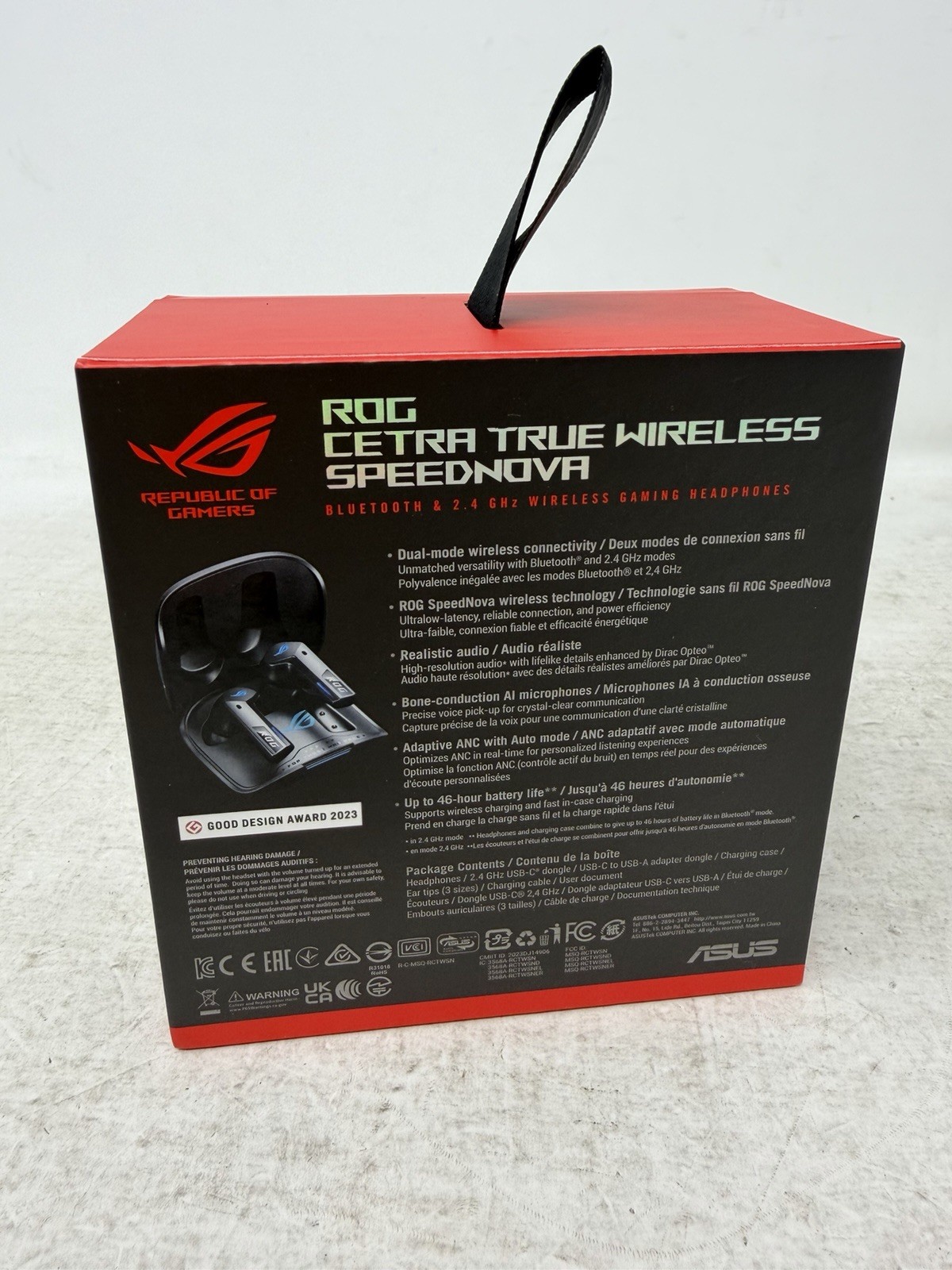 ASUS ROG Cetra True Wireless Speednova Gaming Earbuds 🔥Sealed🔥