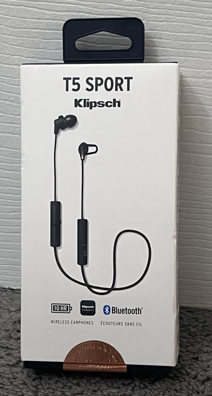 Klipsch T5 Sport Bluetooth Wireless Earphones Black