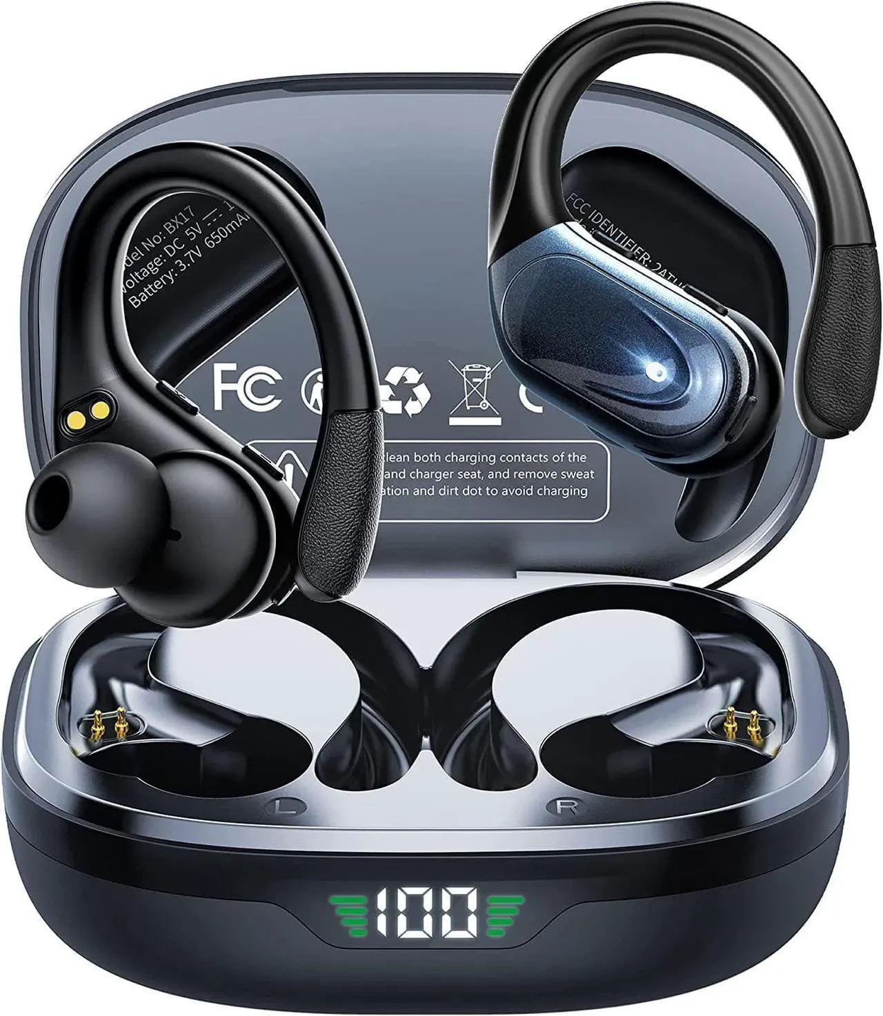 Ture Wireless Earbuds, in Ear Bluetooth Headphones with Built-in Mic