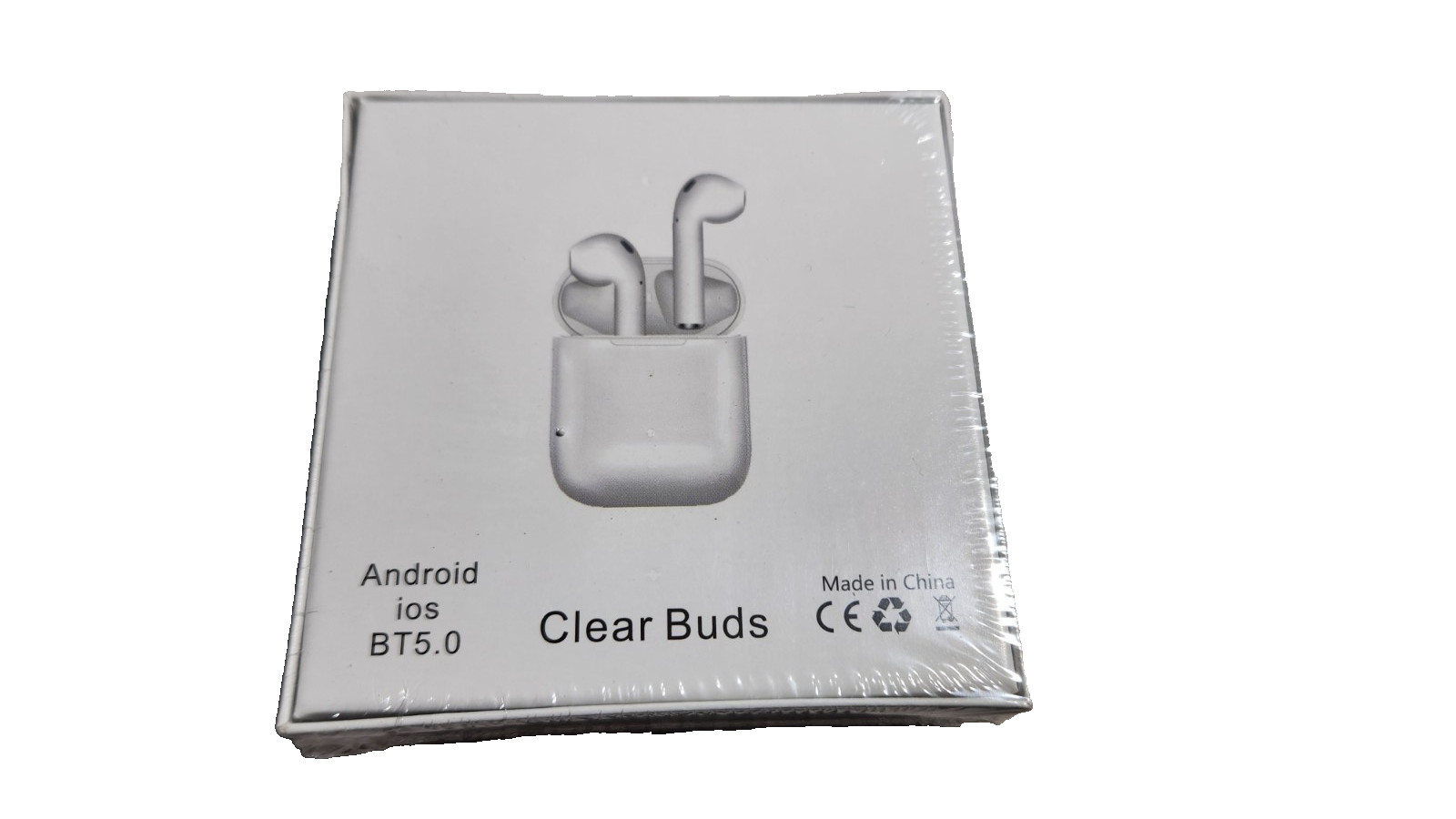CLEAR BUDS TRUE WIRELESS STEREO V5.0 ANDROID IOS BT5.0 IN GRAY