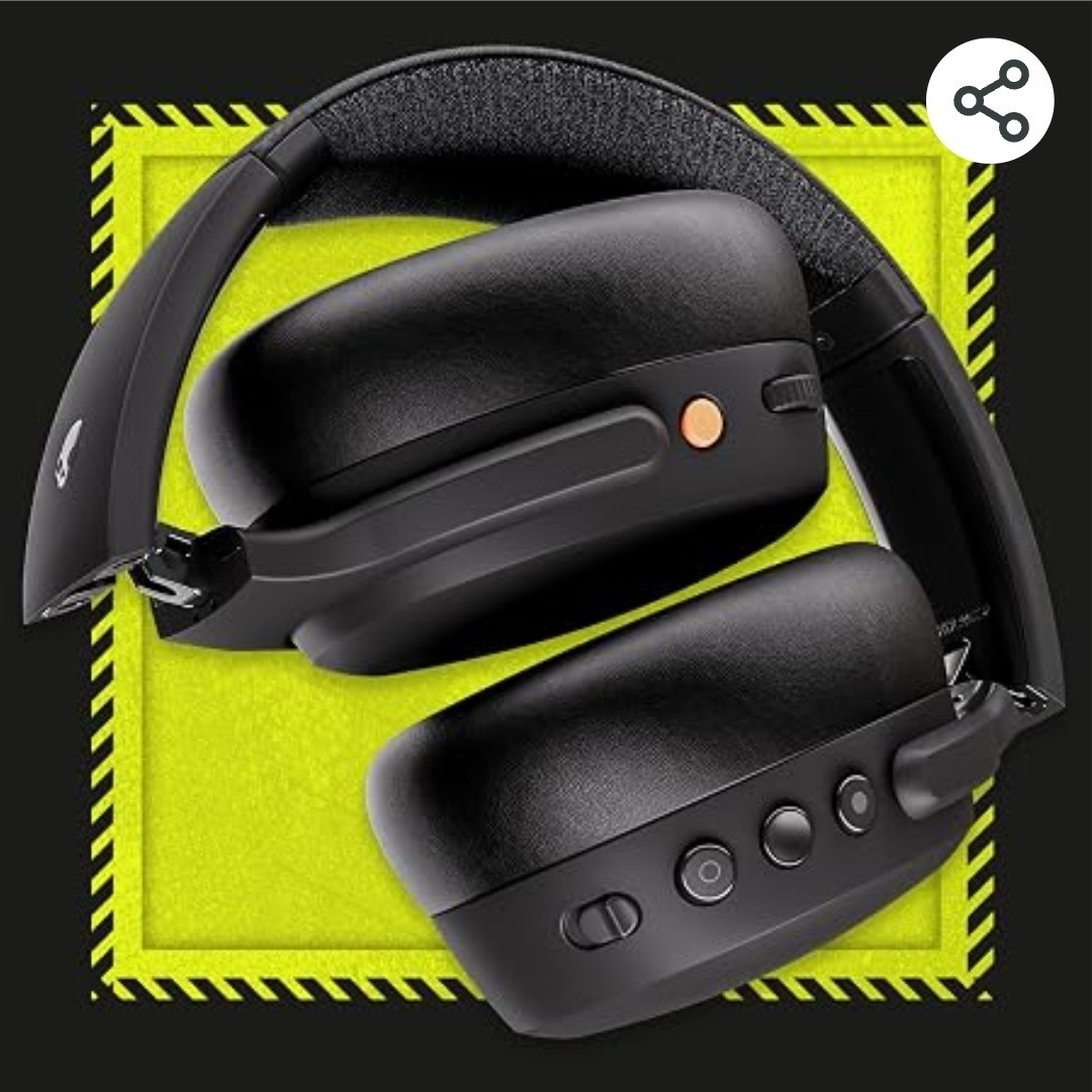 🔥Skullcandy Crusher ANC XT 2 Over-Ear Headphones-Black FACTORY SEAL FREE SHIP!