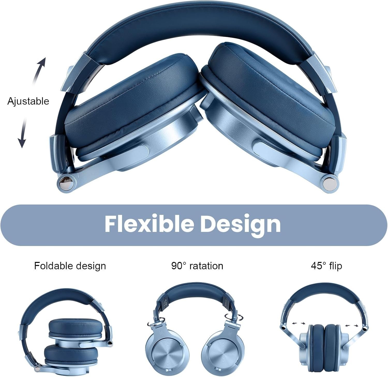 Studio Monitoring Headphones – 40mm Drivers, SharePort
