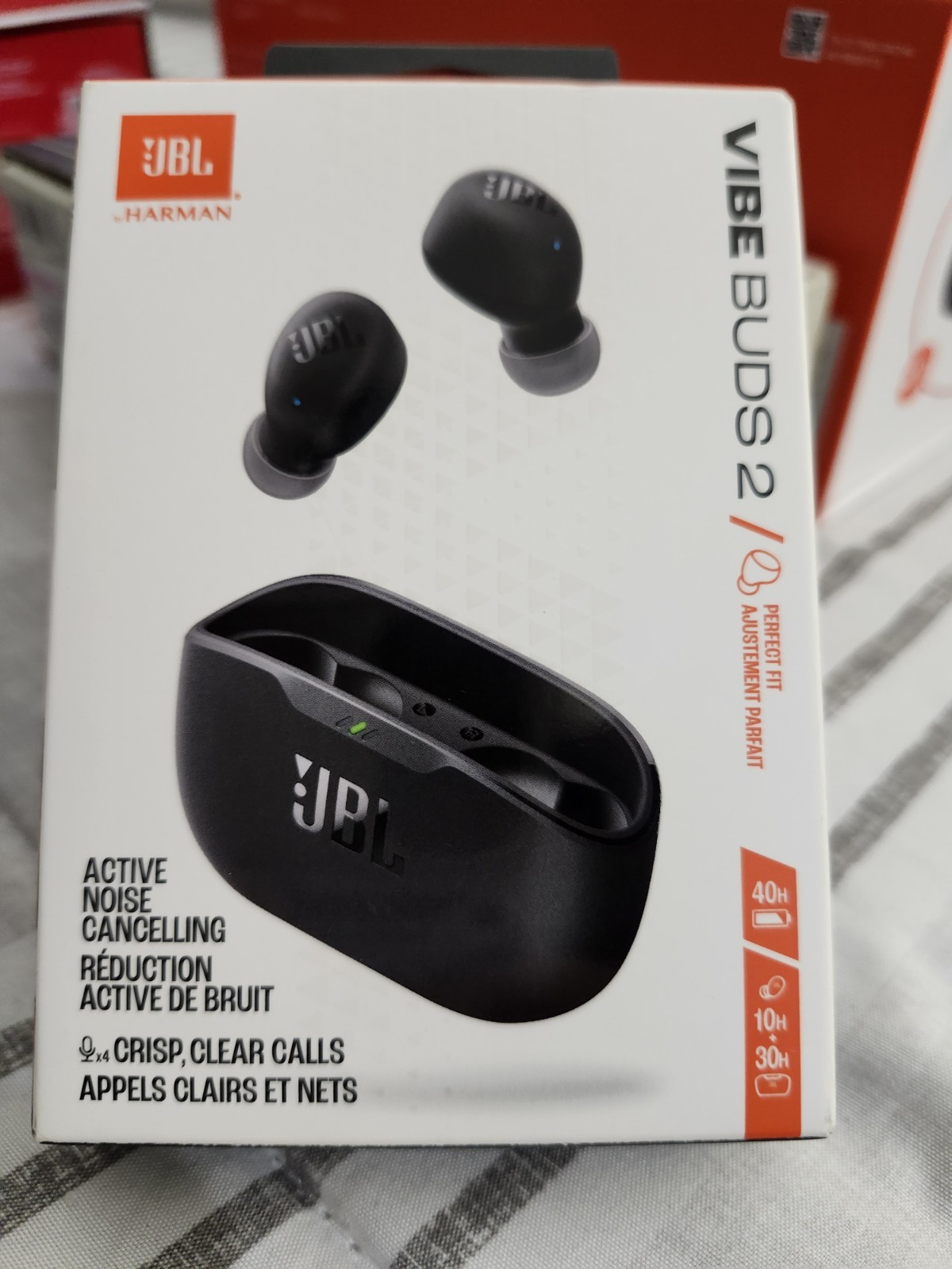 JBL Vibe Beam True Wireless Bluetooth Earbuds – Black
