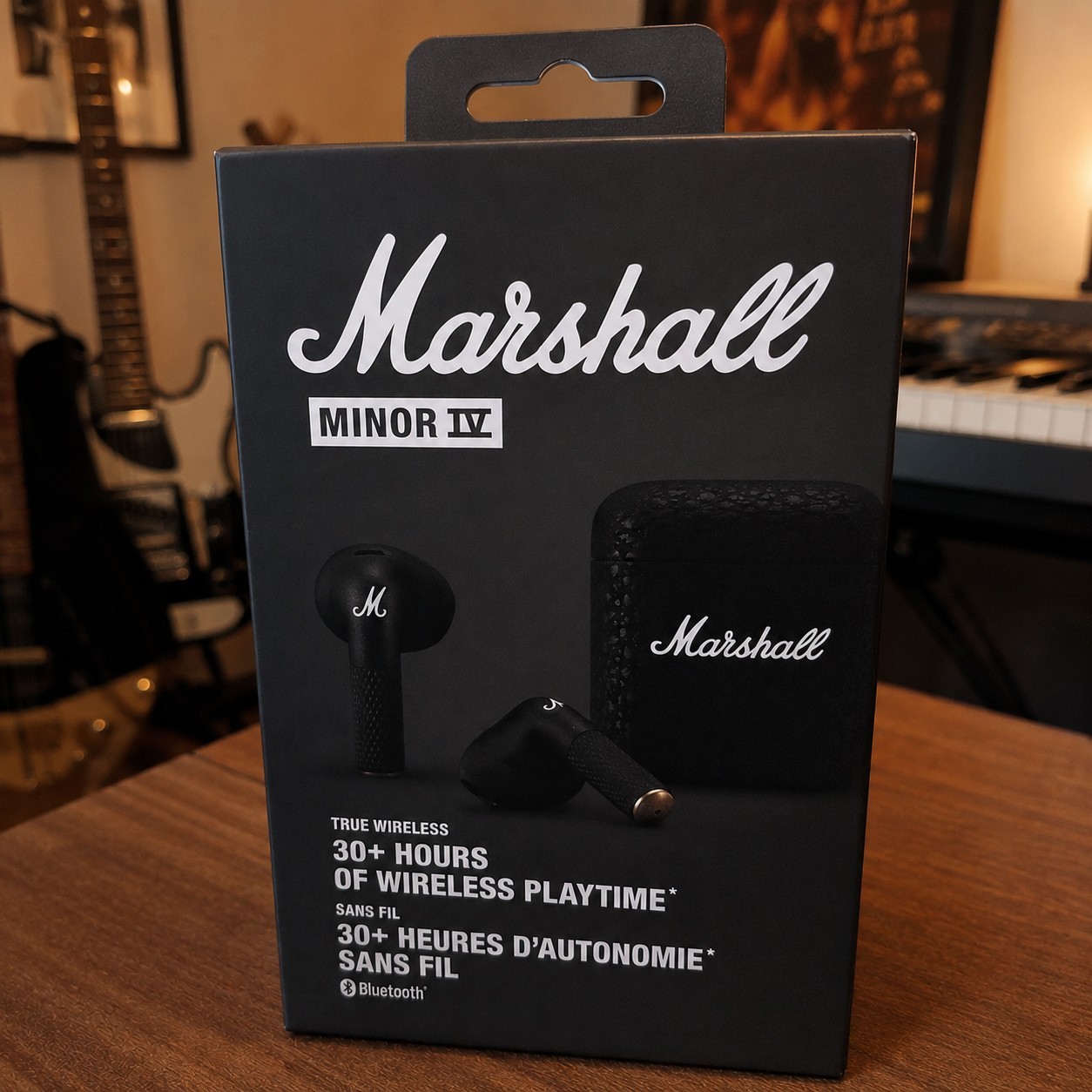 Marshall Minor IV True wireless earphones 30+ Hours – Black