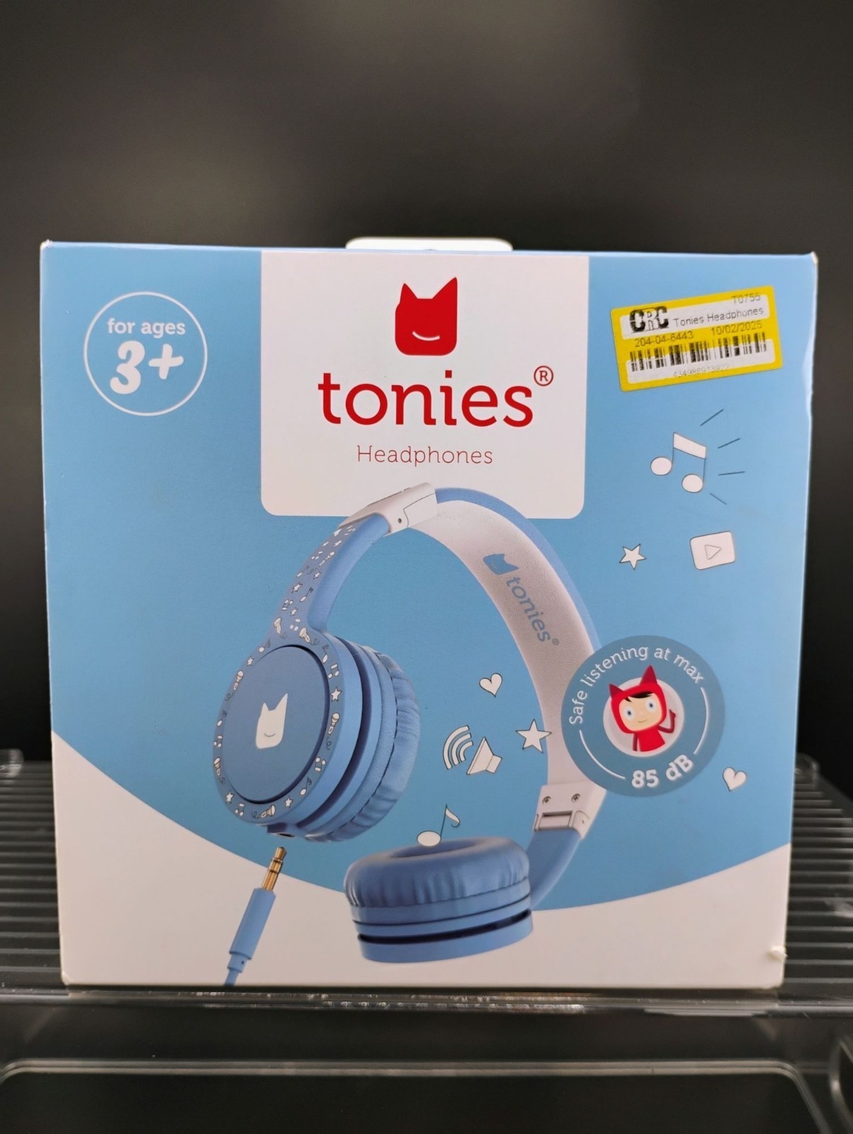 Tonies Kids Headphones Adjustable Safe Volume Control Ages 3+