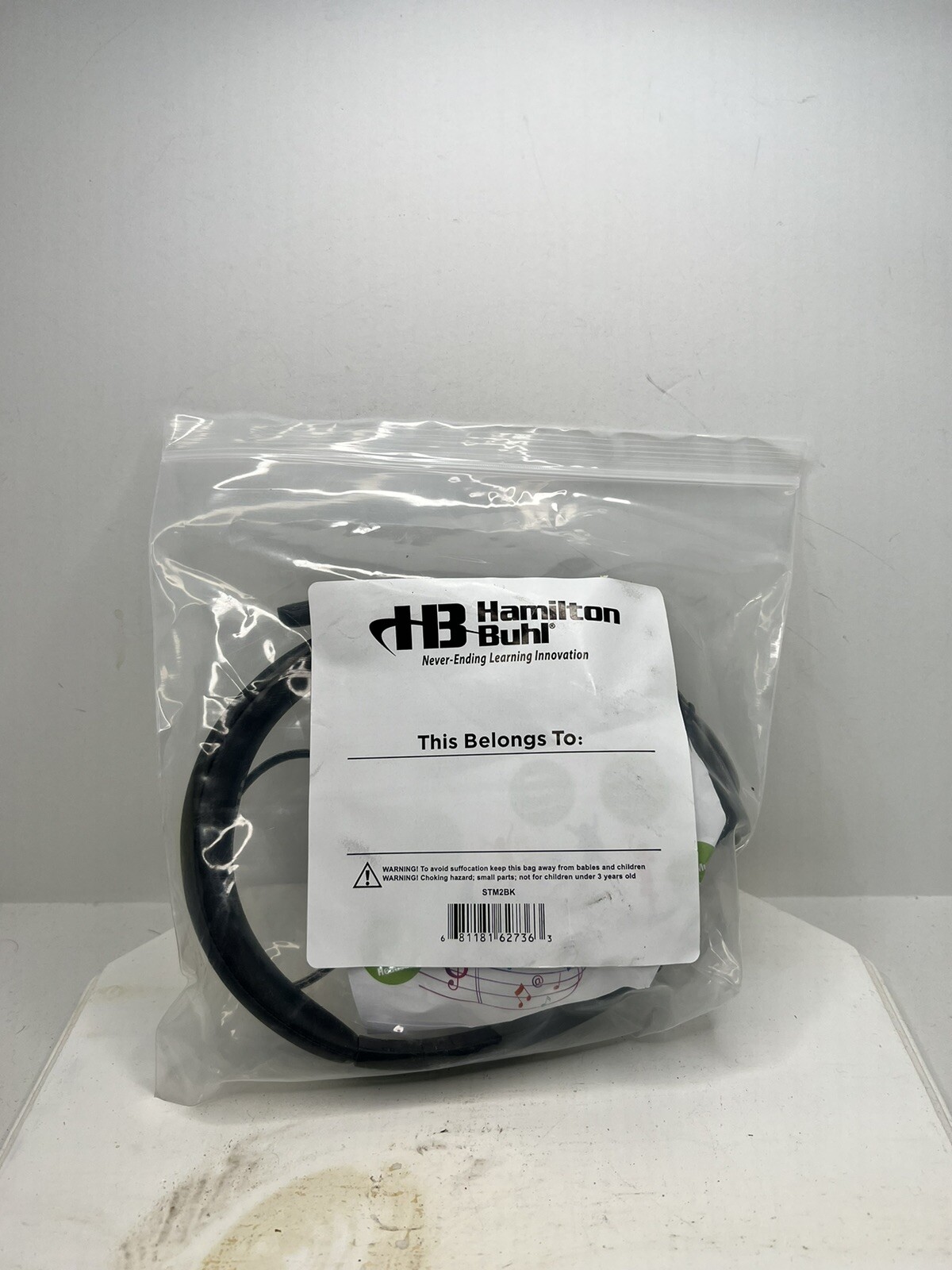Hamilton Buhl Smart-Trek Mini Headset With In-Line Volume Control STM2BK
