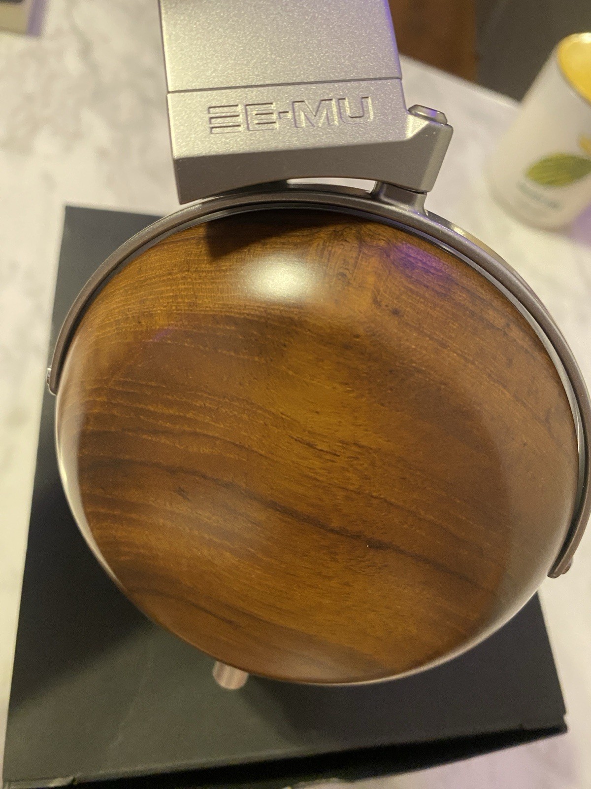 E-MU Teakwood Series Over-Ear Wired Headphones 3.5mm Adjustable Headband