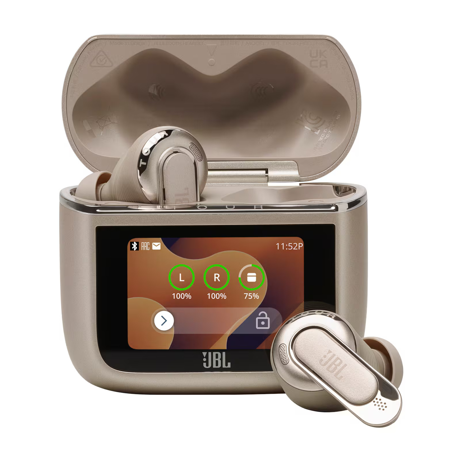 JBL – Tour Pro 3 True Wireless Noise Cancelling Earbuds – 2024 – Titanium