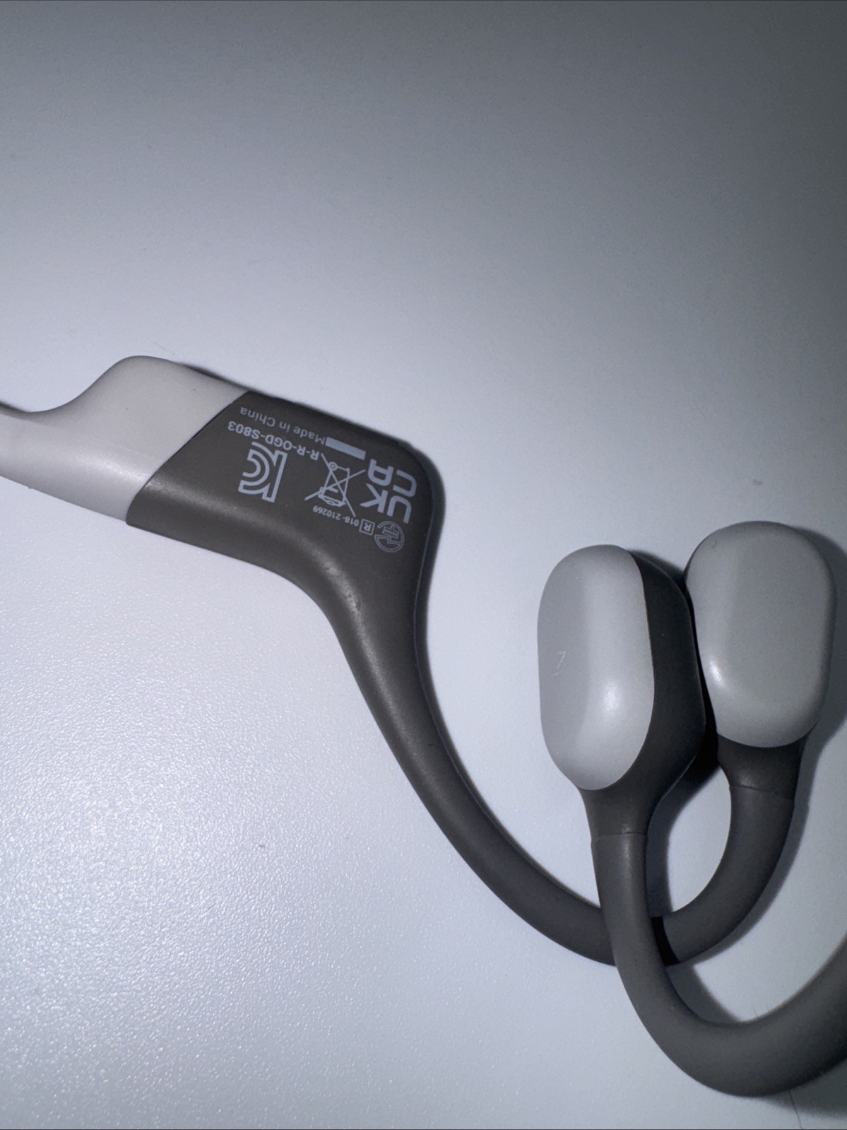 SHOKZ OpenRun S803 – Open-Ear Bluetooth Bone Conduction Sport Headphones | Grey
