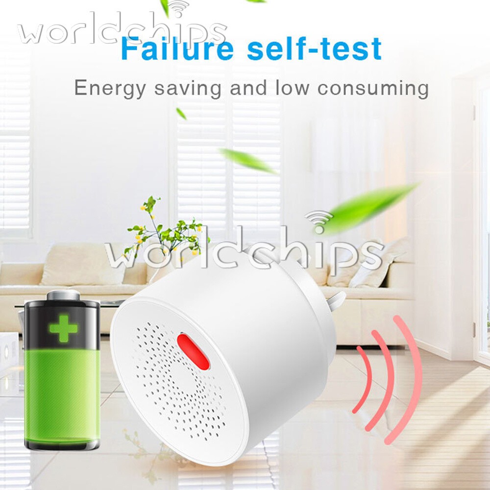9PCS Gas Leak Detector Alarm Sensor Tuya WIFI Combustible Natural Gas Alarm