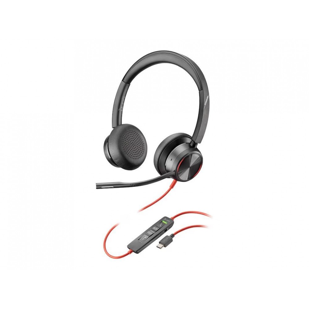 HP 7E2K6AA#ABA POLY BLACKWIRE 8225 USB-C/A HEADSET TAA-US