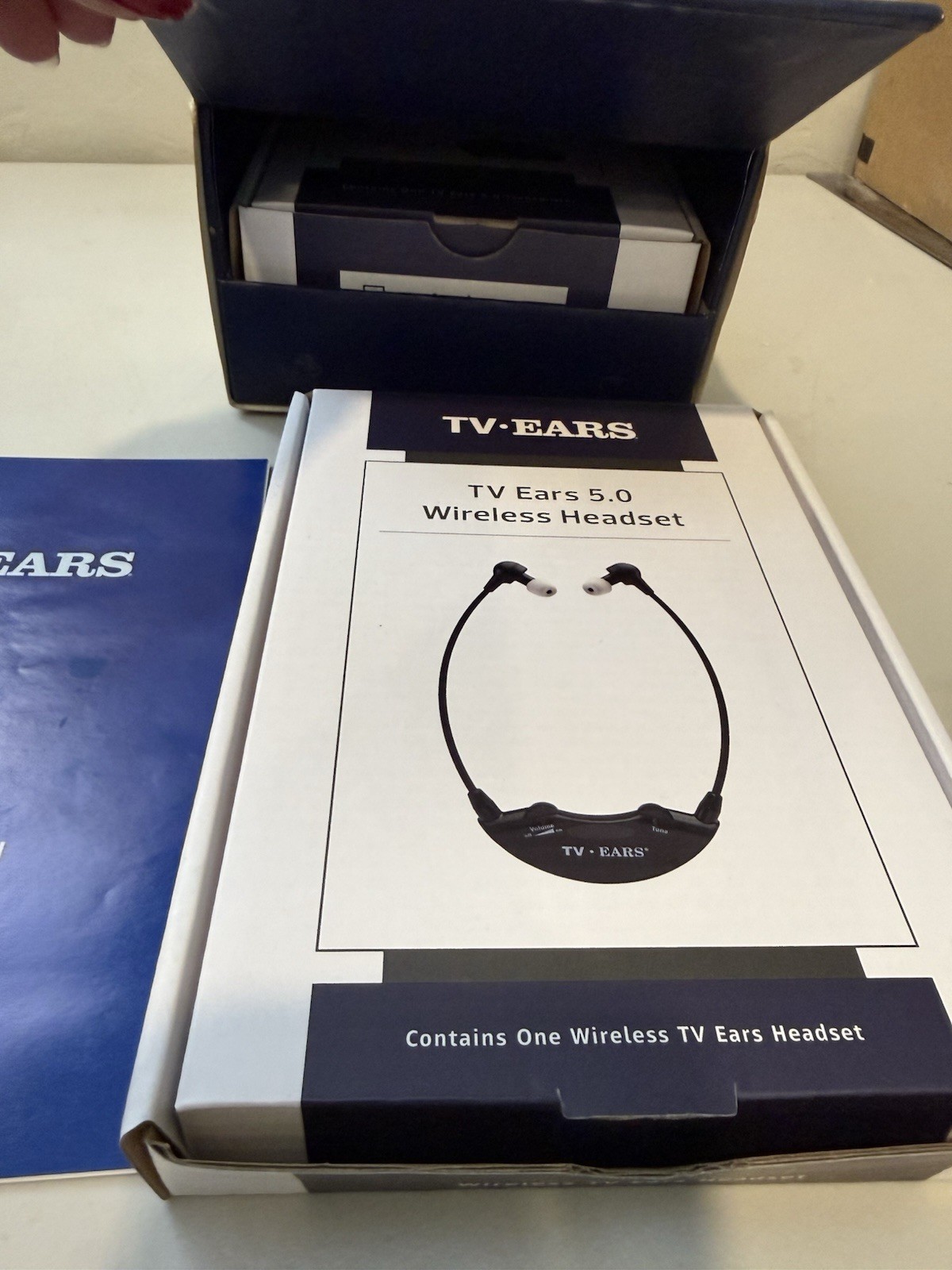 TV EARS 5.0 Analog Wireless Voice Clarifying Headset System 11641 EUC