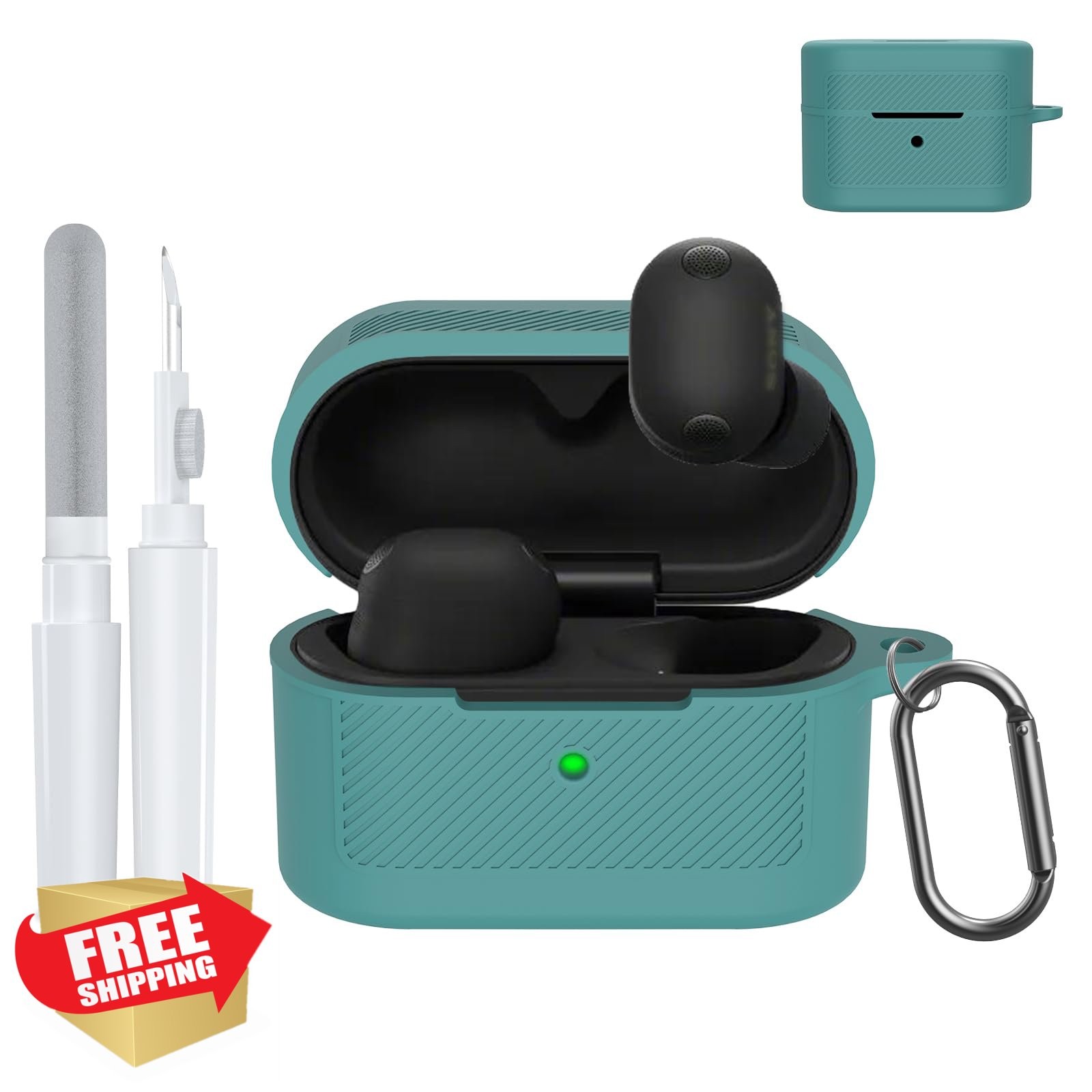 POZCIS Sony WF-1000XM6 Case Pine Green