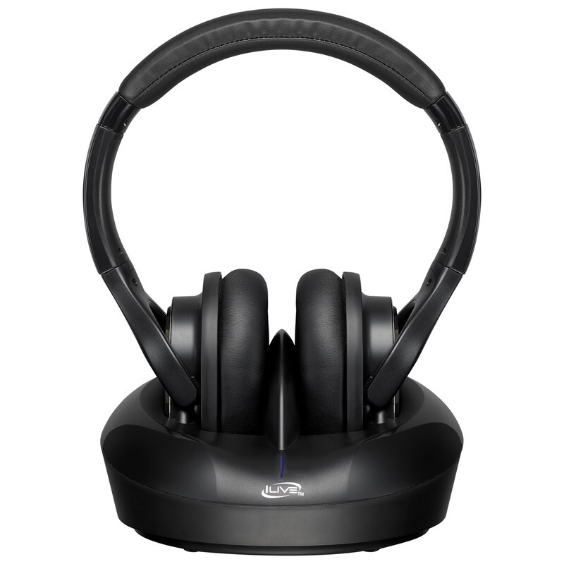 iLive RF Wireless Headphones IAHRF79B – Black- 3002570D