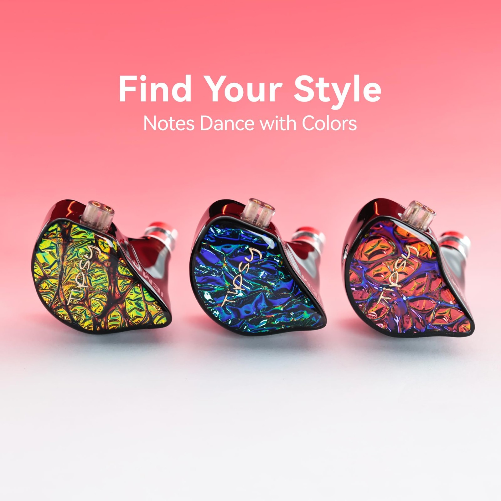 Tipsy M1 IEM, Bamboo Fiber Diaphragm in-Ear Monitor, Warm, Lively Bass & Vocals,