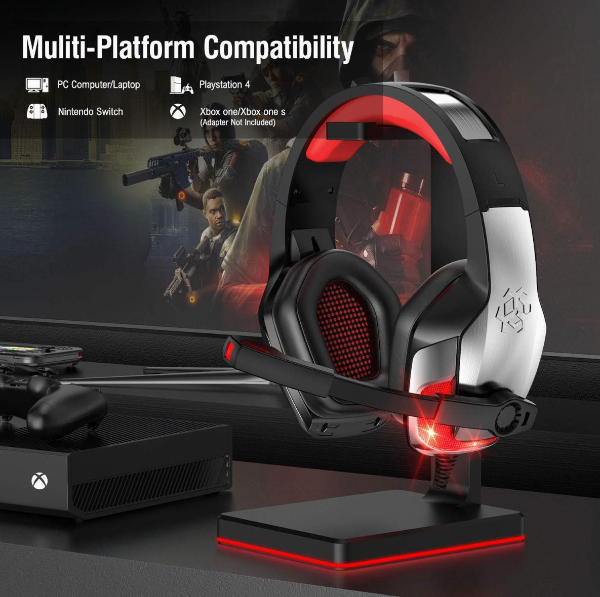 Hunterspider Pro Gaming Headset V-4
