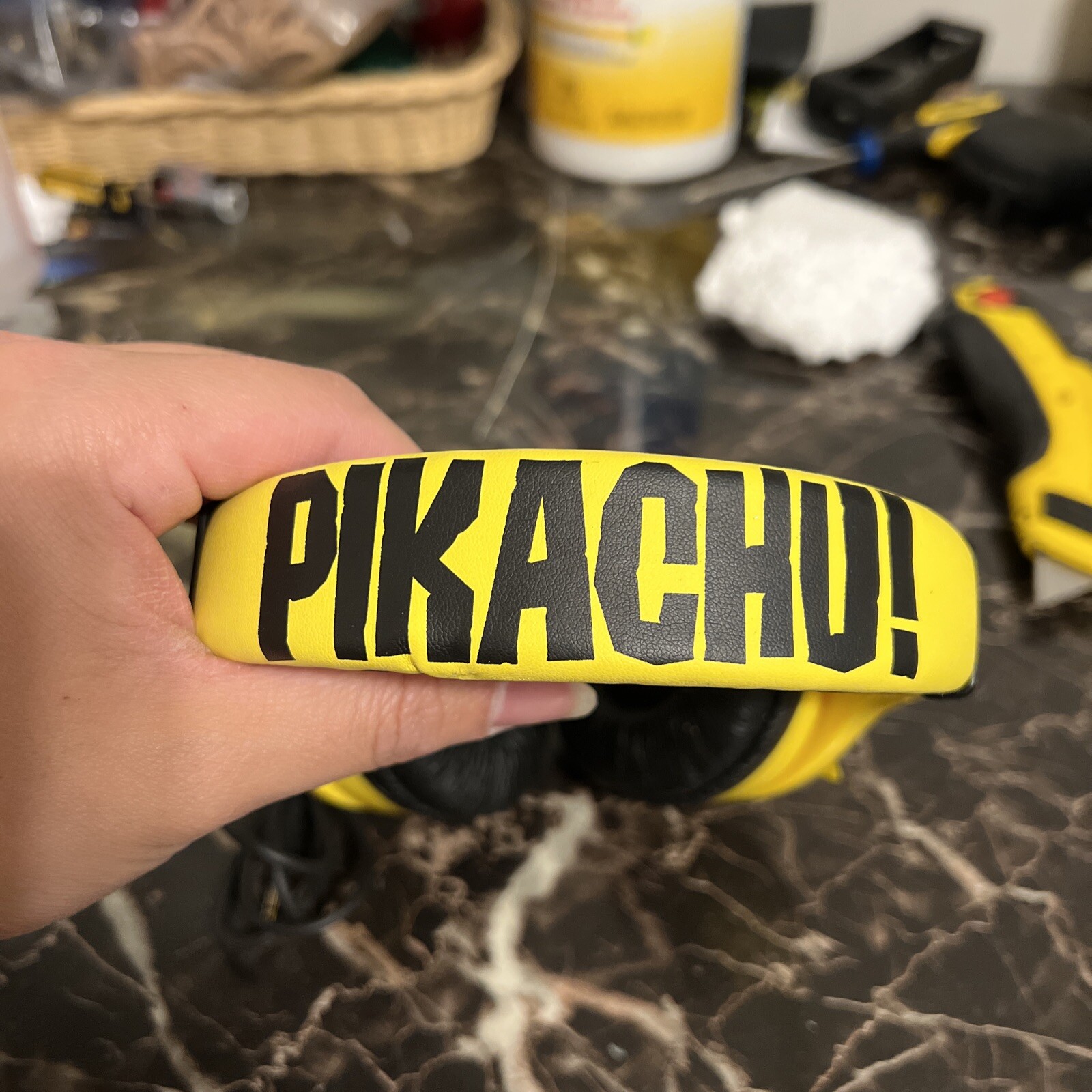 Pokemon iHome PK140 Kid Designs Pikachu Headphones 2018 Nintendo CLEANED & TEST