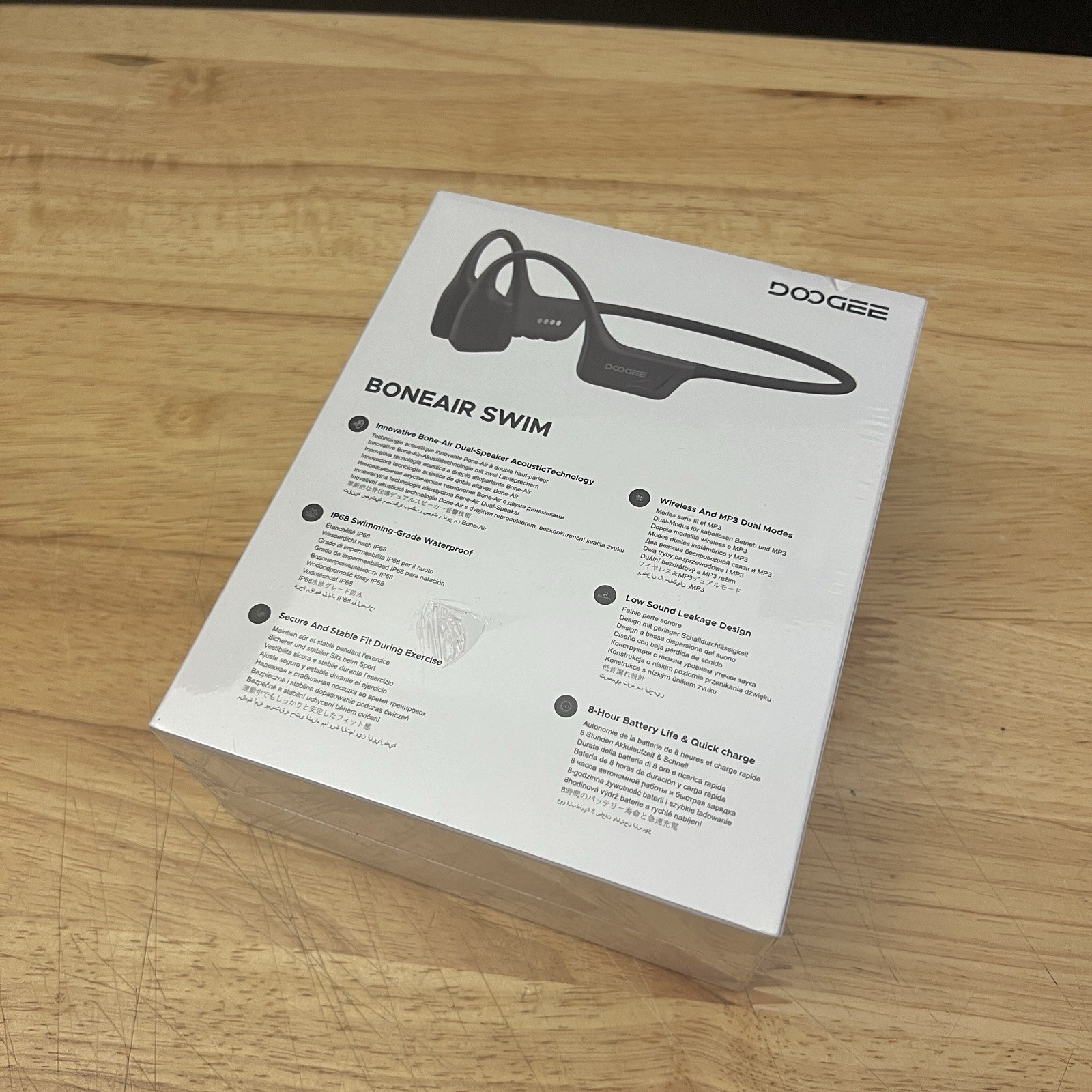 DOOGEE – BoneAir Swim Bone Conduction Headphones – IP68 Waterproof
