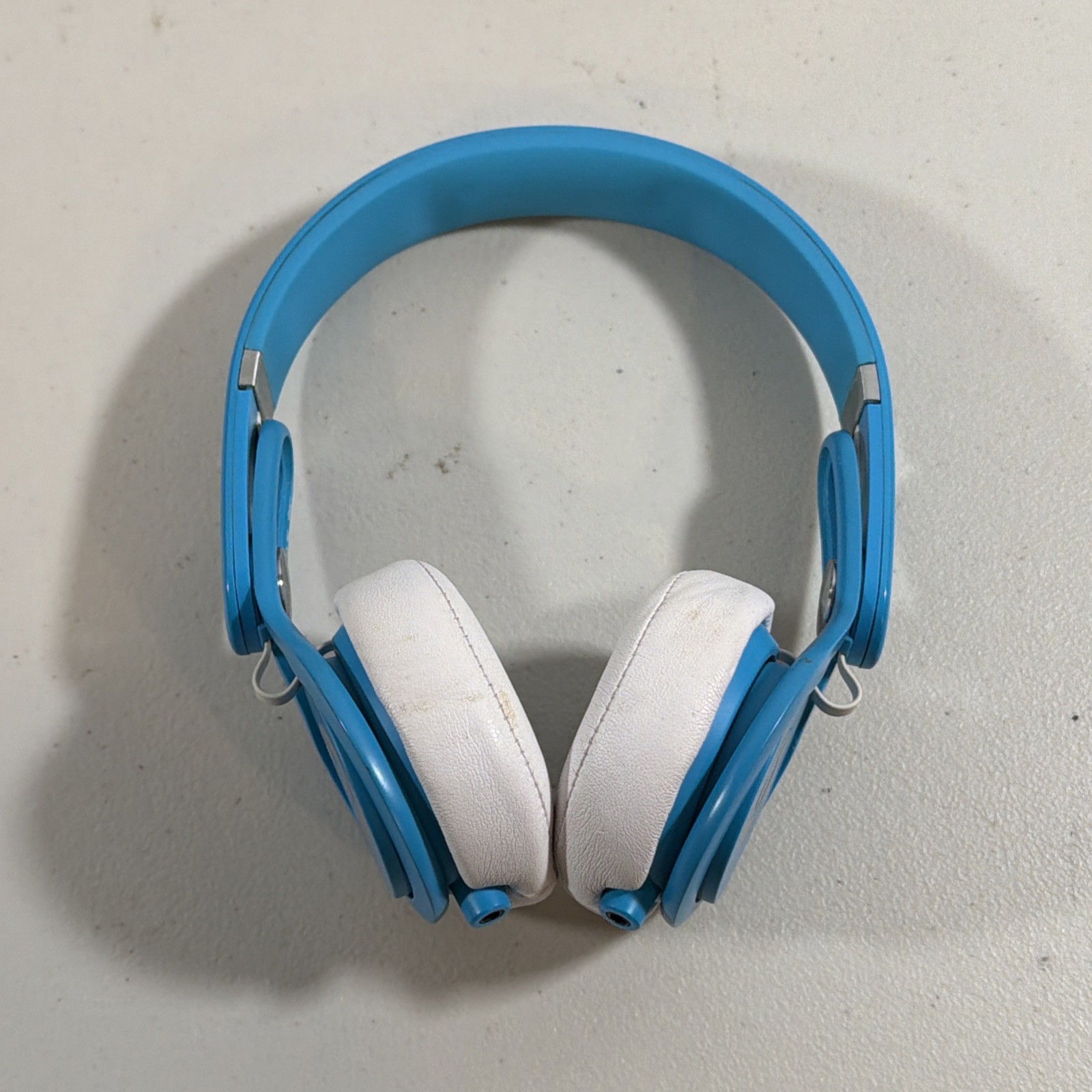 Beats Mixr Wired On-Ear Headphones Blue White – SEE DESCRIPTION.