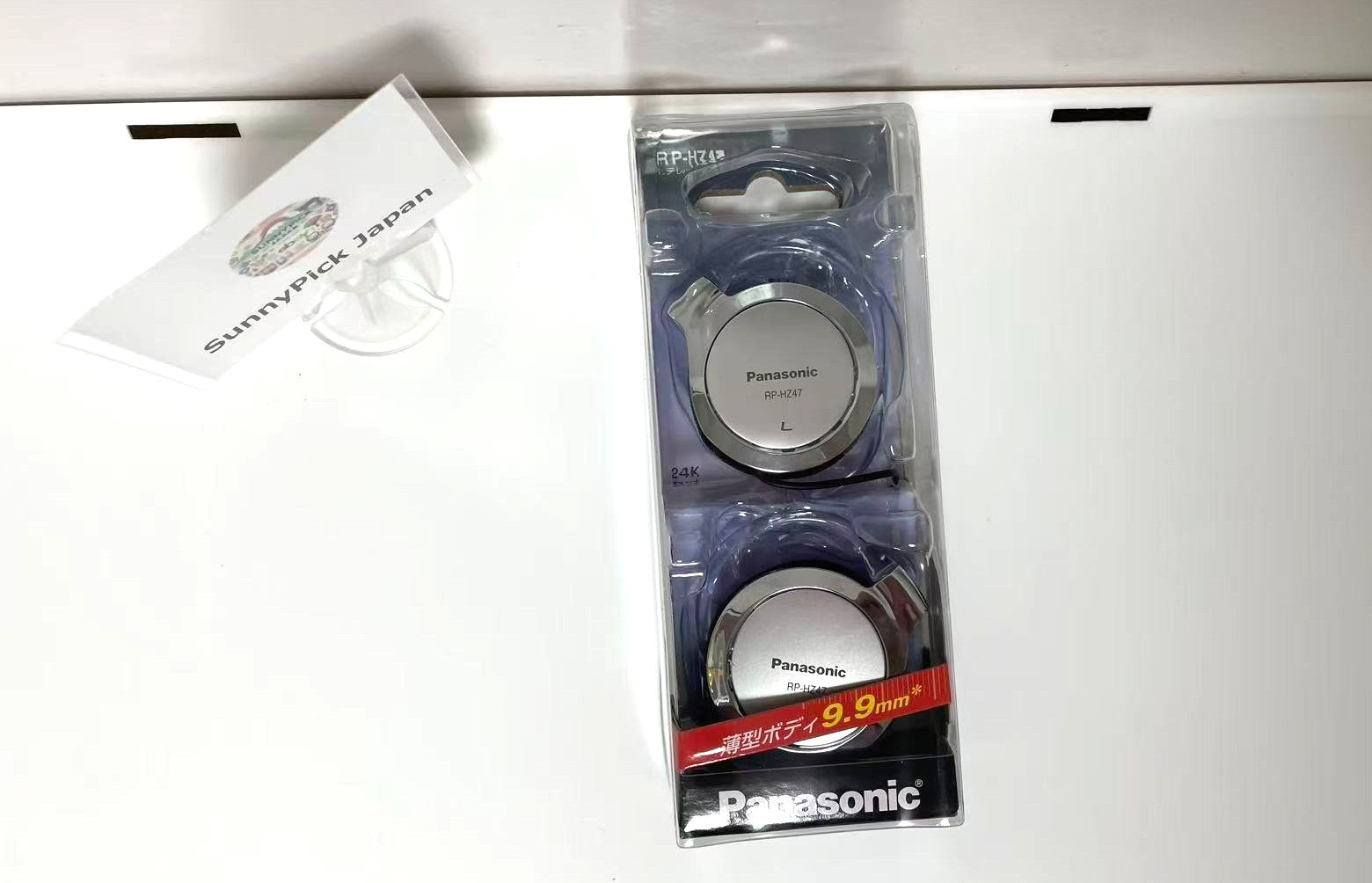 Panasonic Clip Earphone Headphone Silver RP-HZ47-S From Japan New Hot