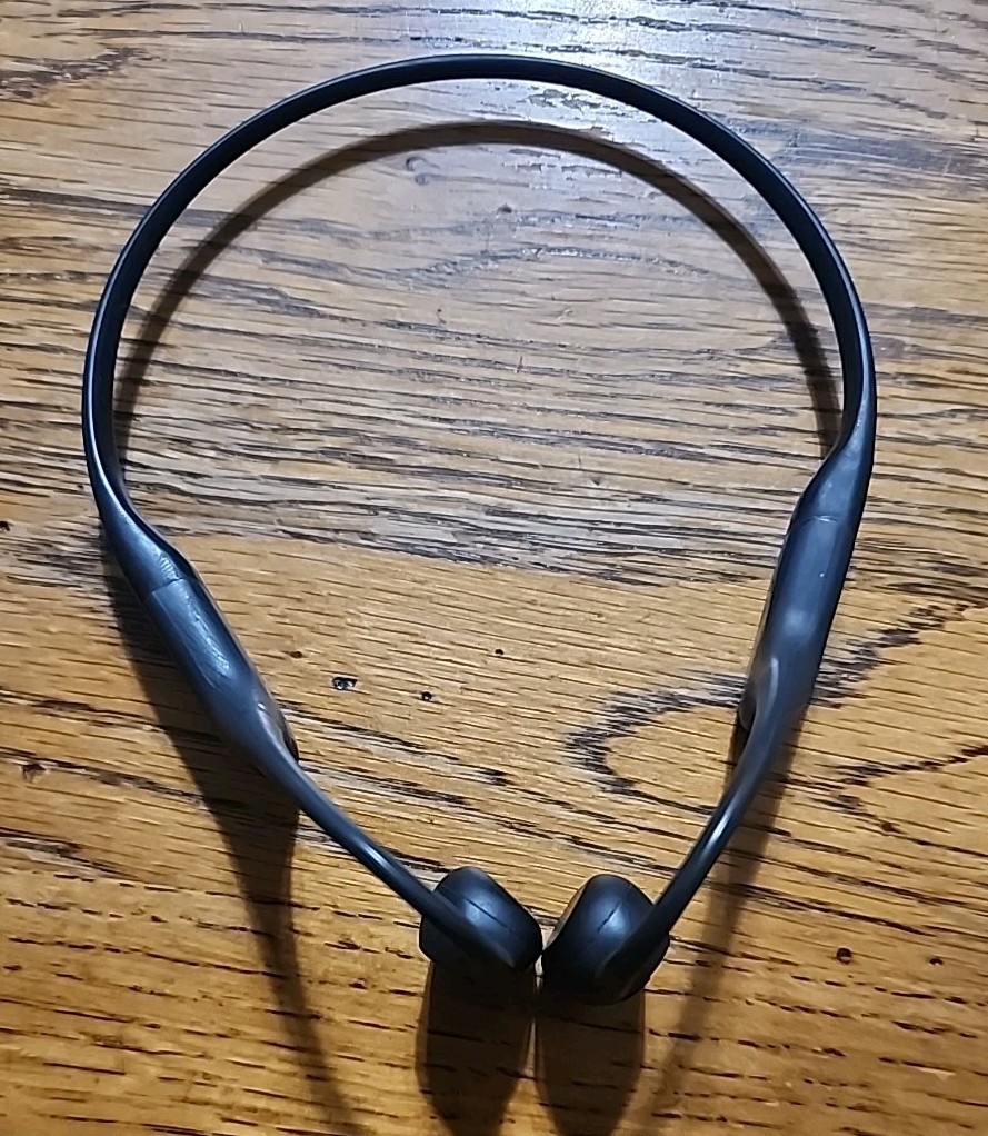 Shokz S803-ST-BK-US OpenRun Bone Conduction Open-Ear Endurance Headphones, Black