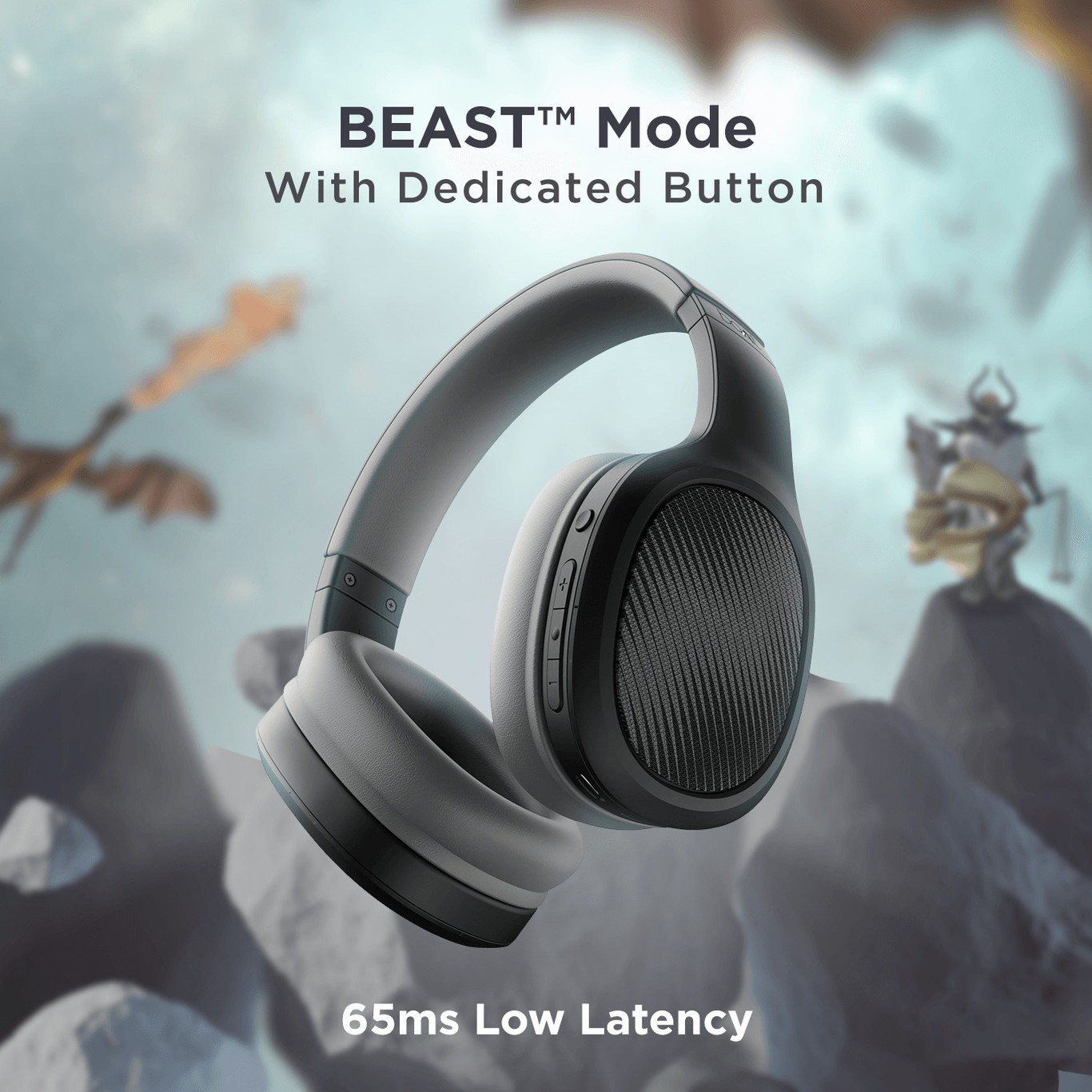 boAt Rockerz 460 with upto 30 Hours Playback, Beast Mode & ENx Technology Blueto