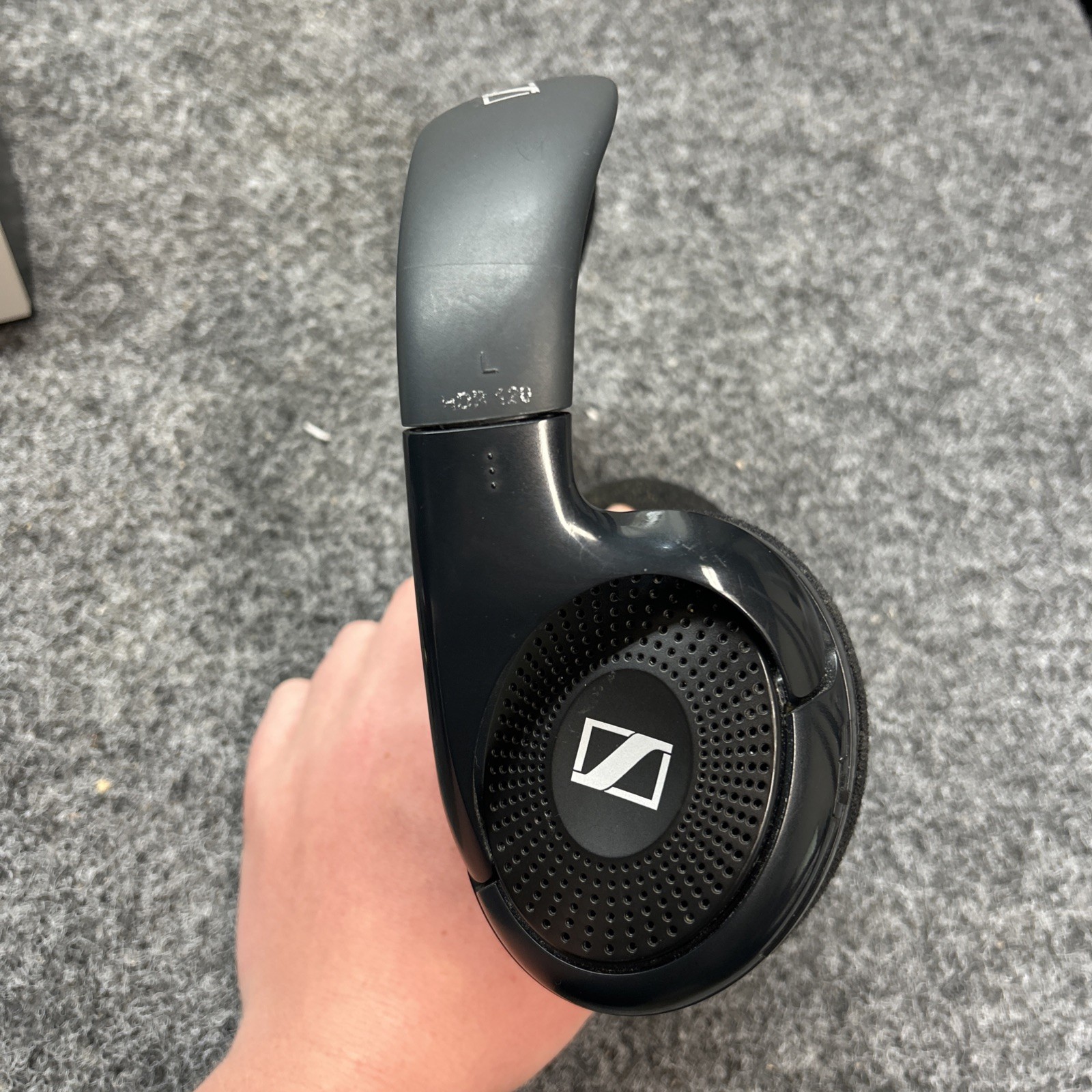 Sennheiser Wireless HDR120 Headphones TR120 Charging Dock , AV Adaptor, WORKING