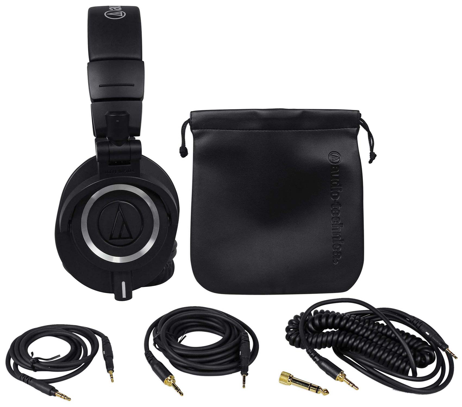 Audio Technica ATH-M50X Over Ear Professional Studio Headphones W/ Case