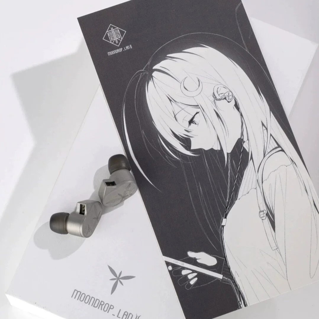 MOONDROP LAN II Earphones High Fidelity In Ear Wired HIFI Glass Diaphragm New