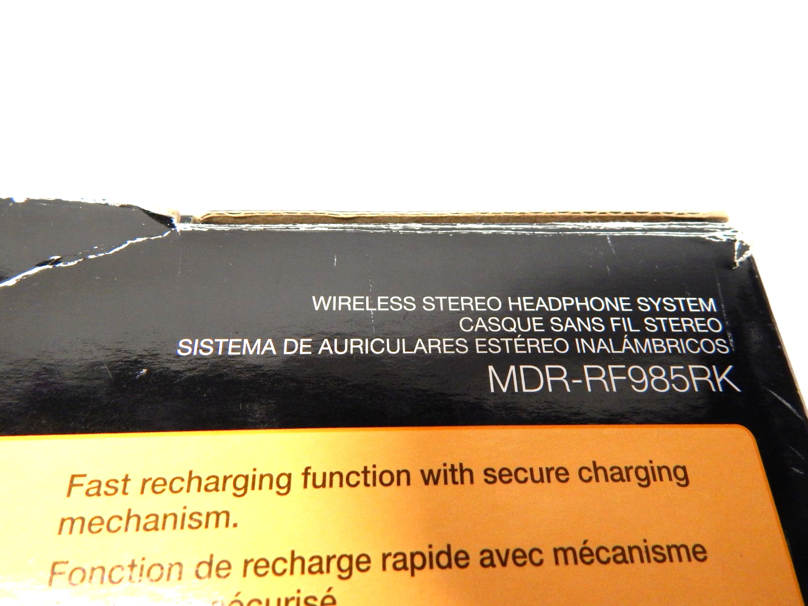 Sony MDR-RF985RK Wireless RF Headphones System with Base Open Box