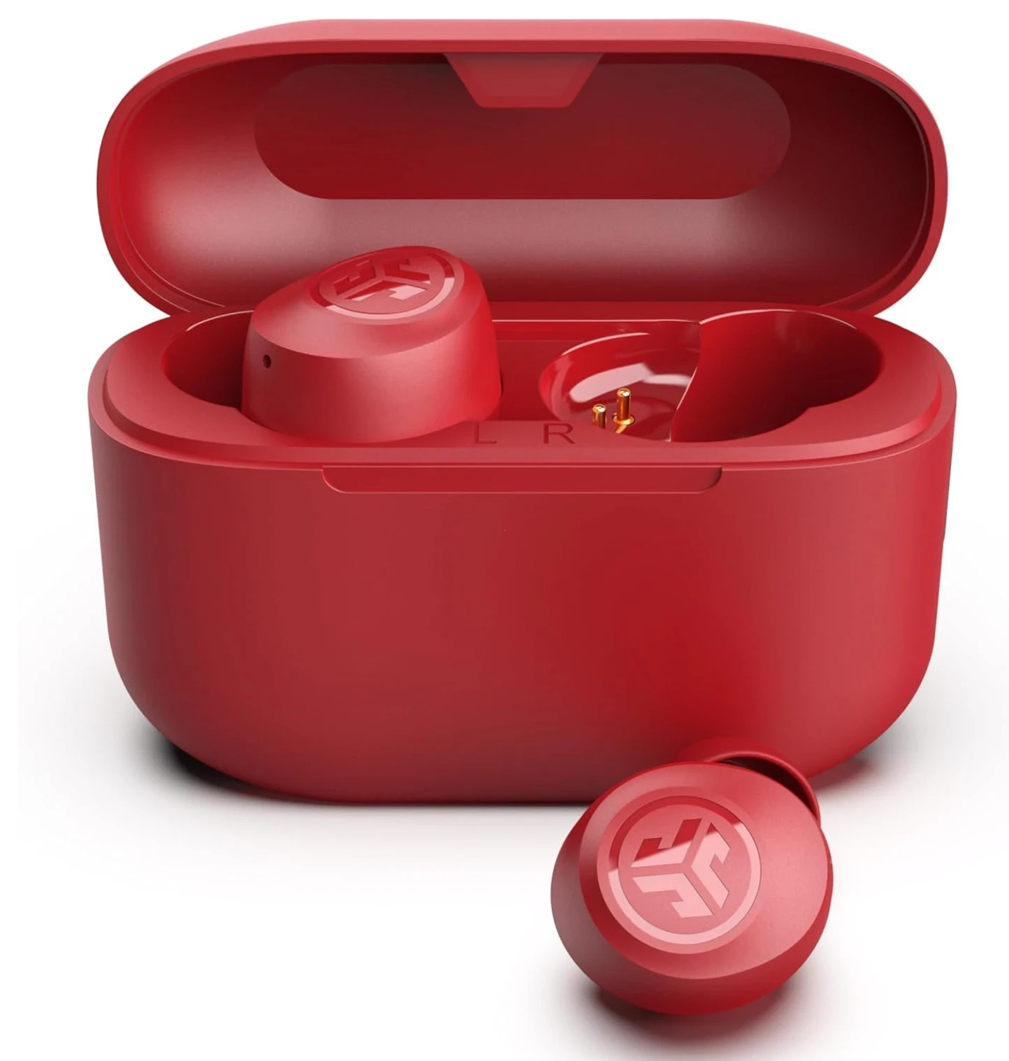 JLab Go Air Pop+ True Wireless Earbuds, Bluetooth Earbuds with Microphone USB-C