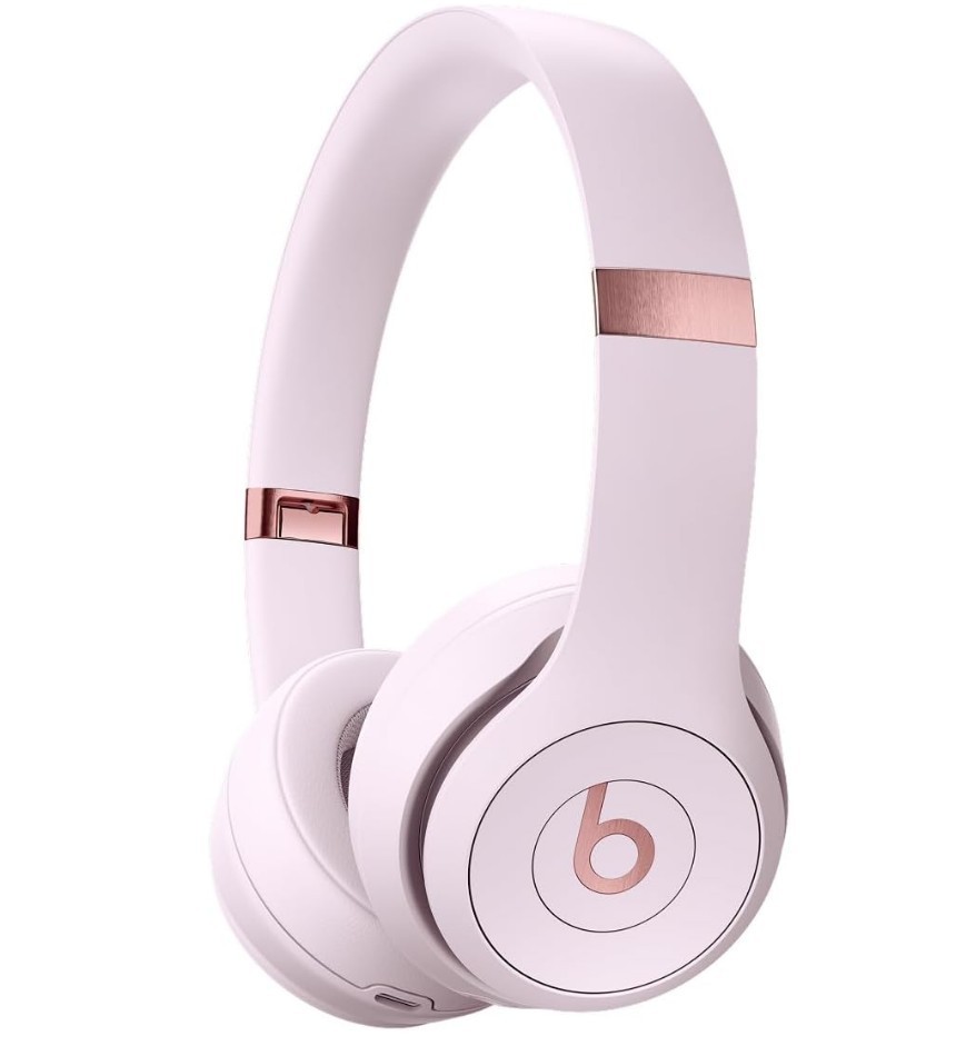 New Beats Solo 4 Wireless Bluetooth On Ear Headphones – Cloud Pink