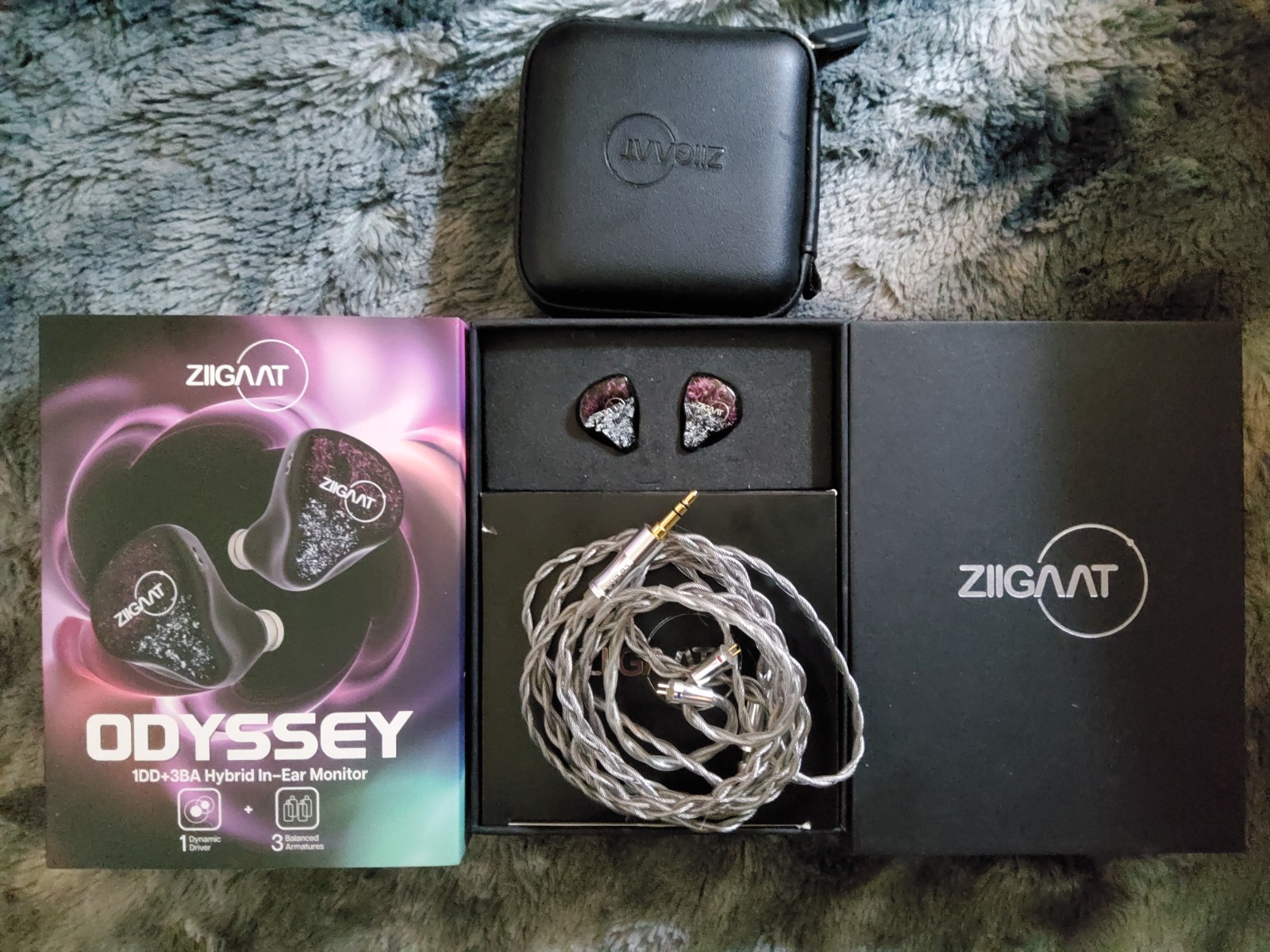 ZiiGaat Odyssey In-Ear Monitor 1DD+3BA Hybrid IEM Earphones – Lightly Used