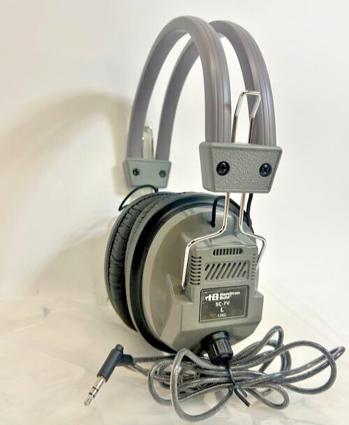 Hamilton Buhl SC-7V SchoolMate Deluxe Stereo Headphones Lot of 5