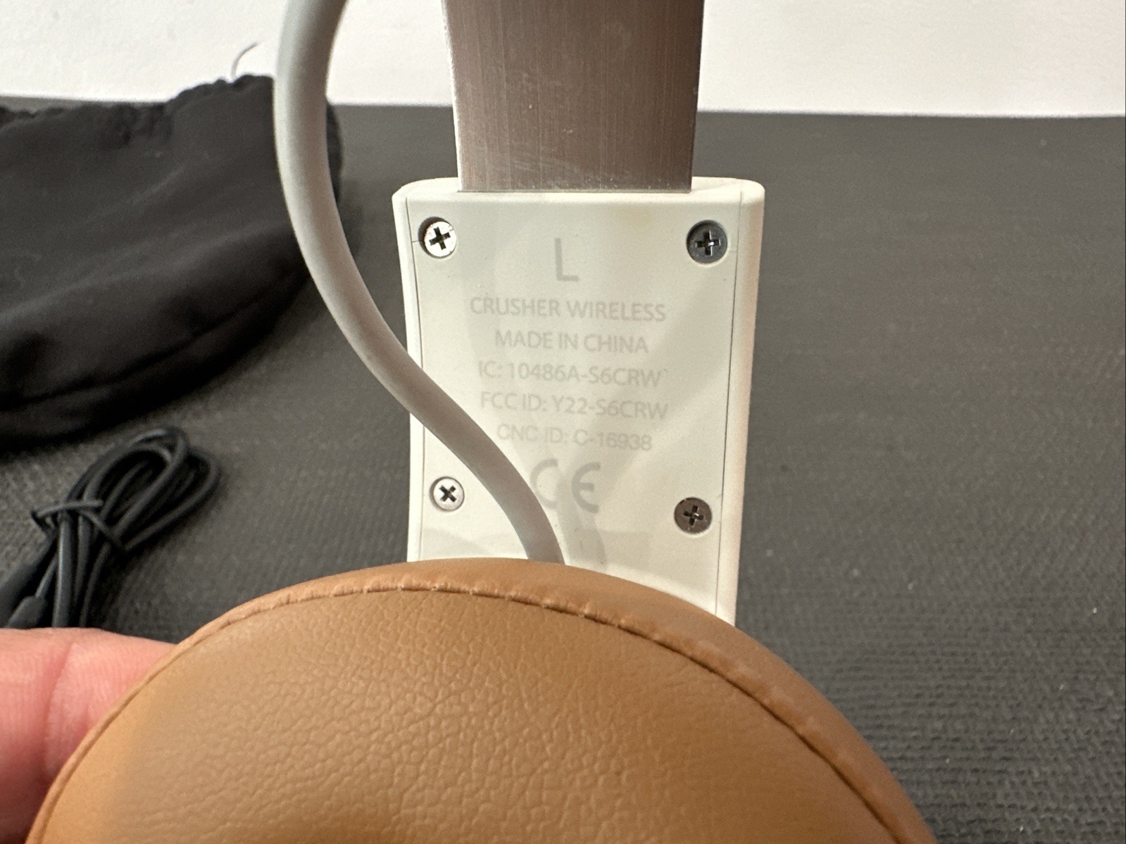 Skullcandy Crusher Wireless Over-Ear Headphone Gray/Tan S6CRW